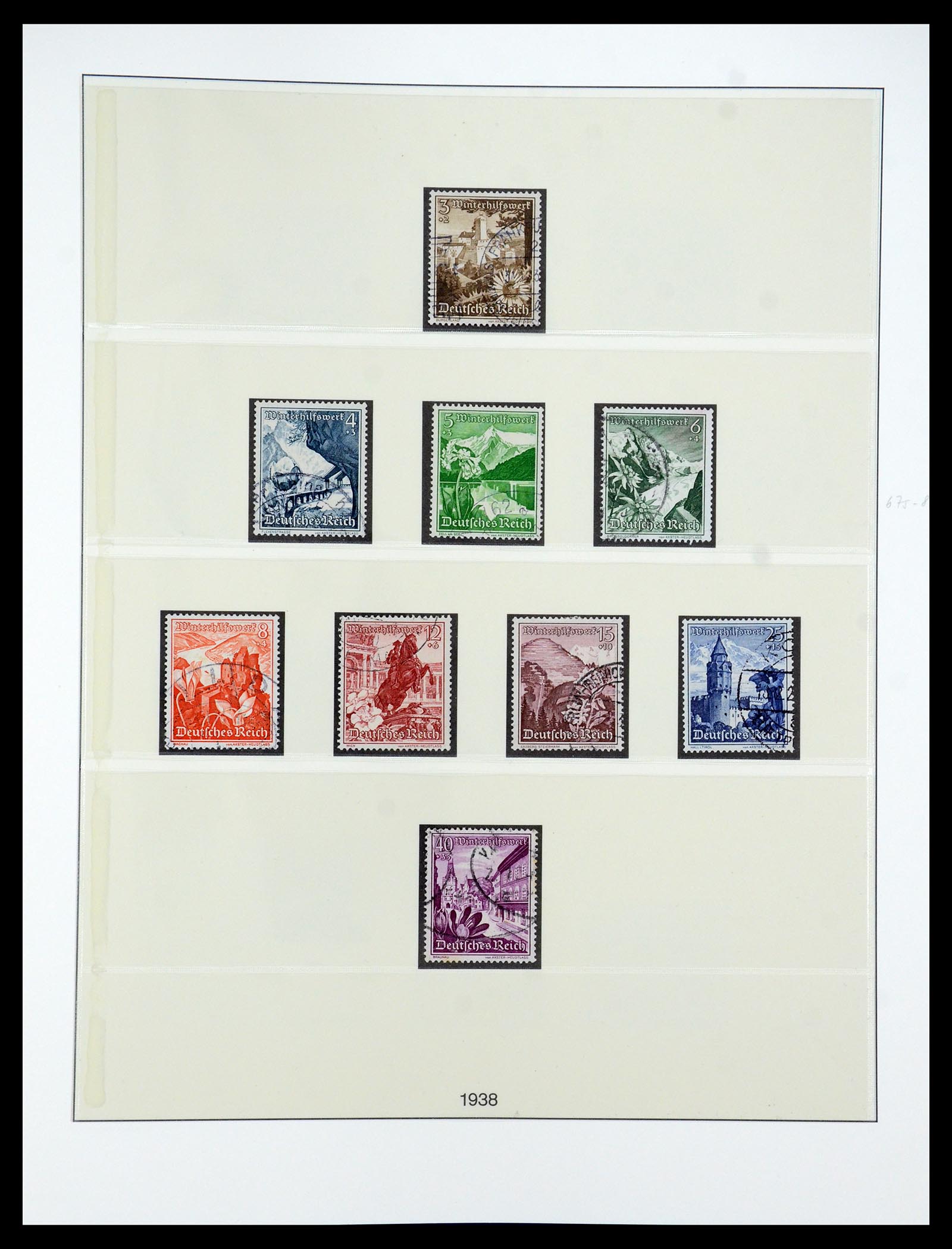 35429 019 - Postzegelverzameling 35429 Duitse Rijk 1933-1945.