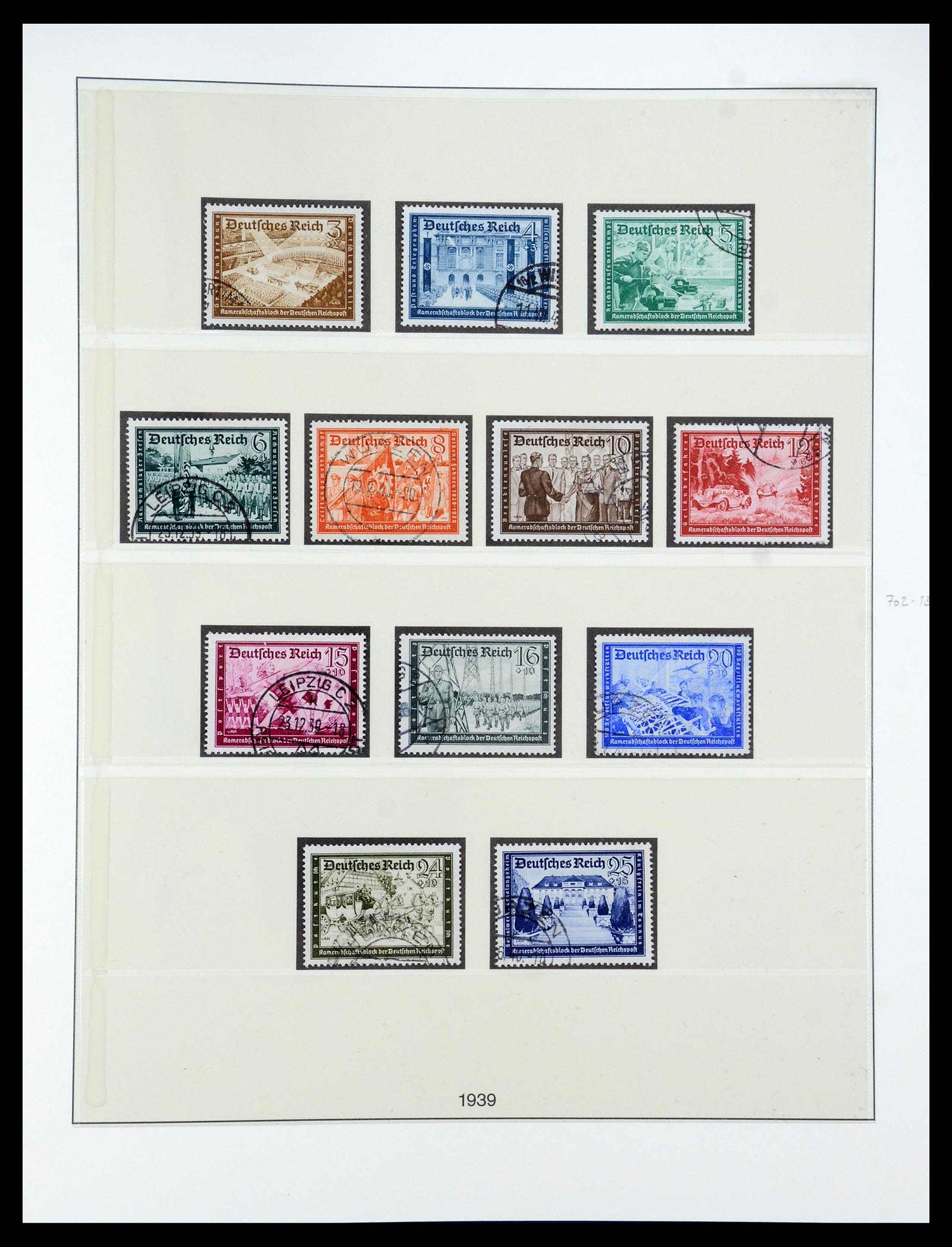 35429 021 - Postzegelverzameling 35429 Duitse Rijk 1933-1945.