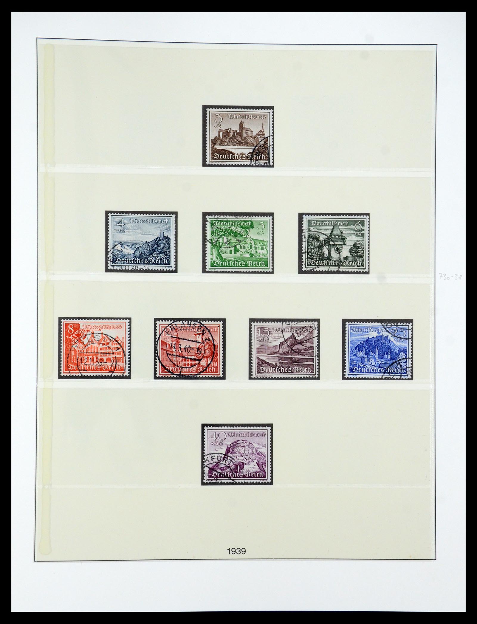 35429 023 - Postzegelverzameling 35429 Duitse Rijk 1933-1945.