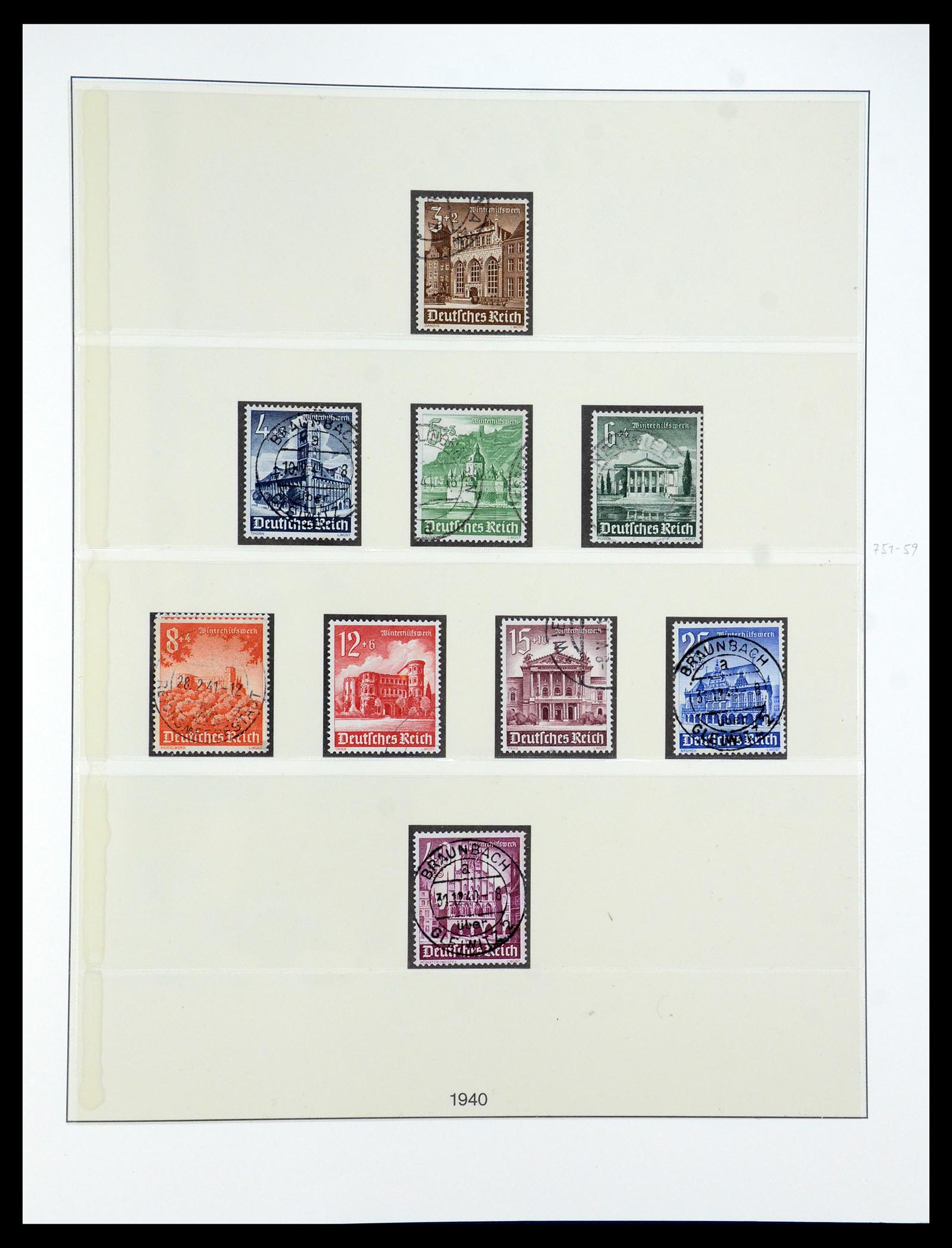 35429 025 - Stamp Collection 35429 German Reich 1933-1945.