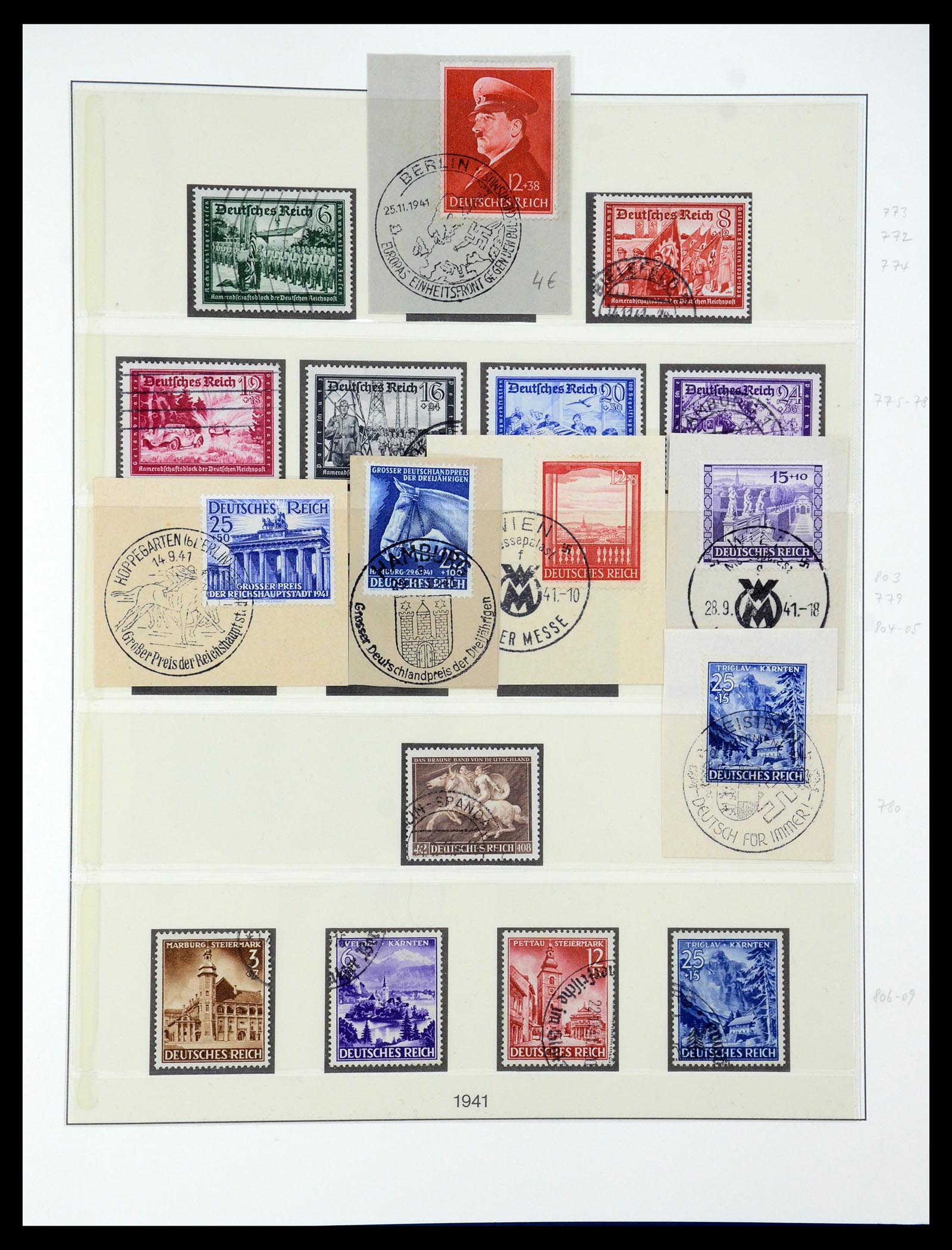 35429 027 - Stamp Collection 35429 German Reich 1933-1945.