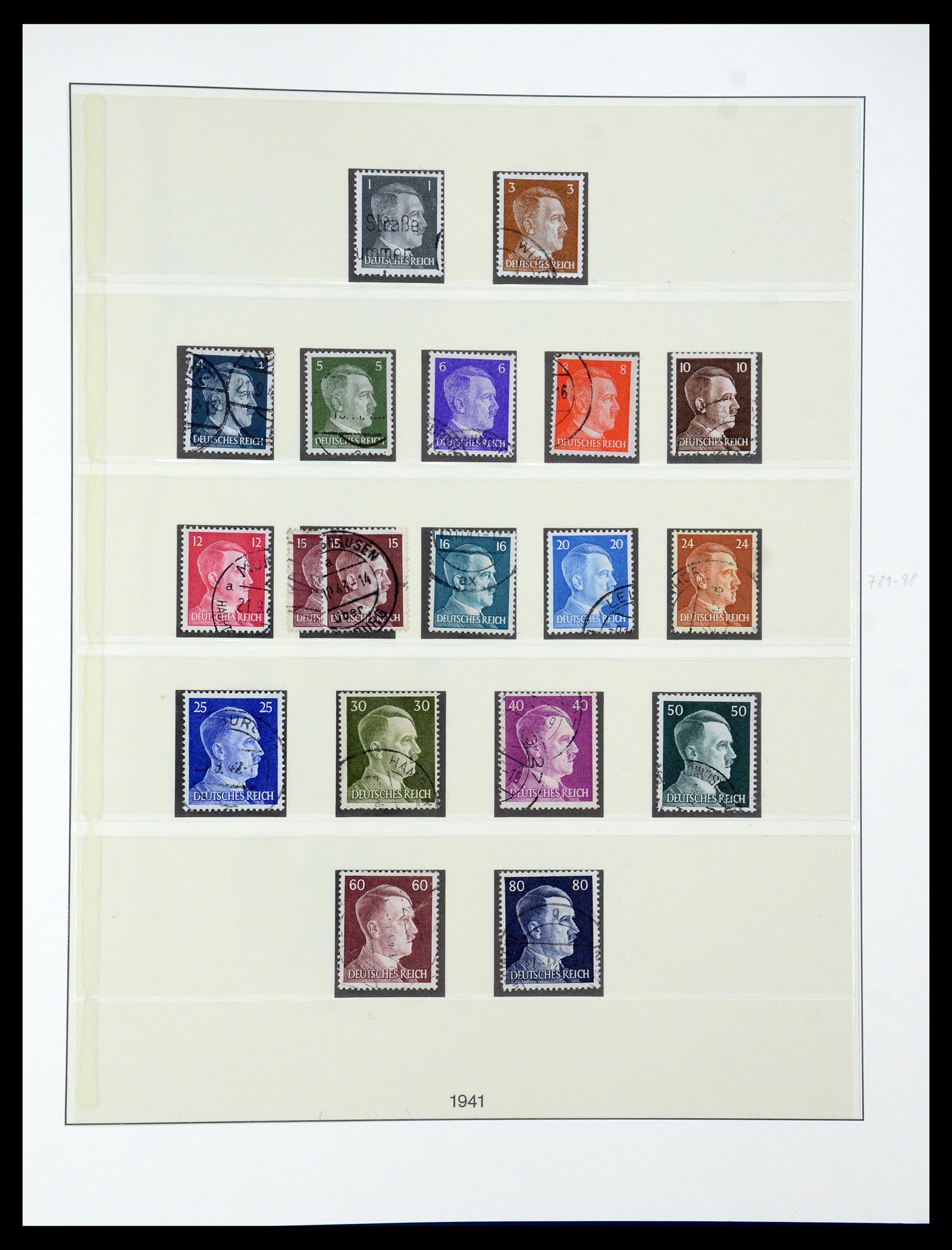 35429 028 - Postzegelverzameling 35429 Duitse Rijk 1933-1945.