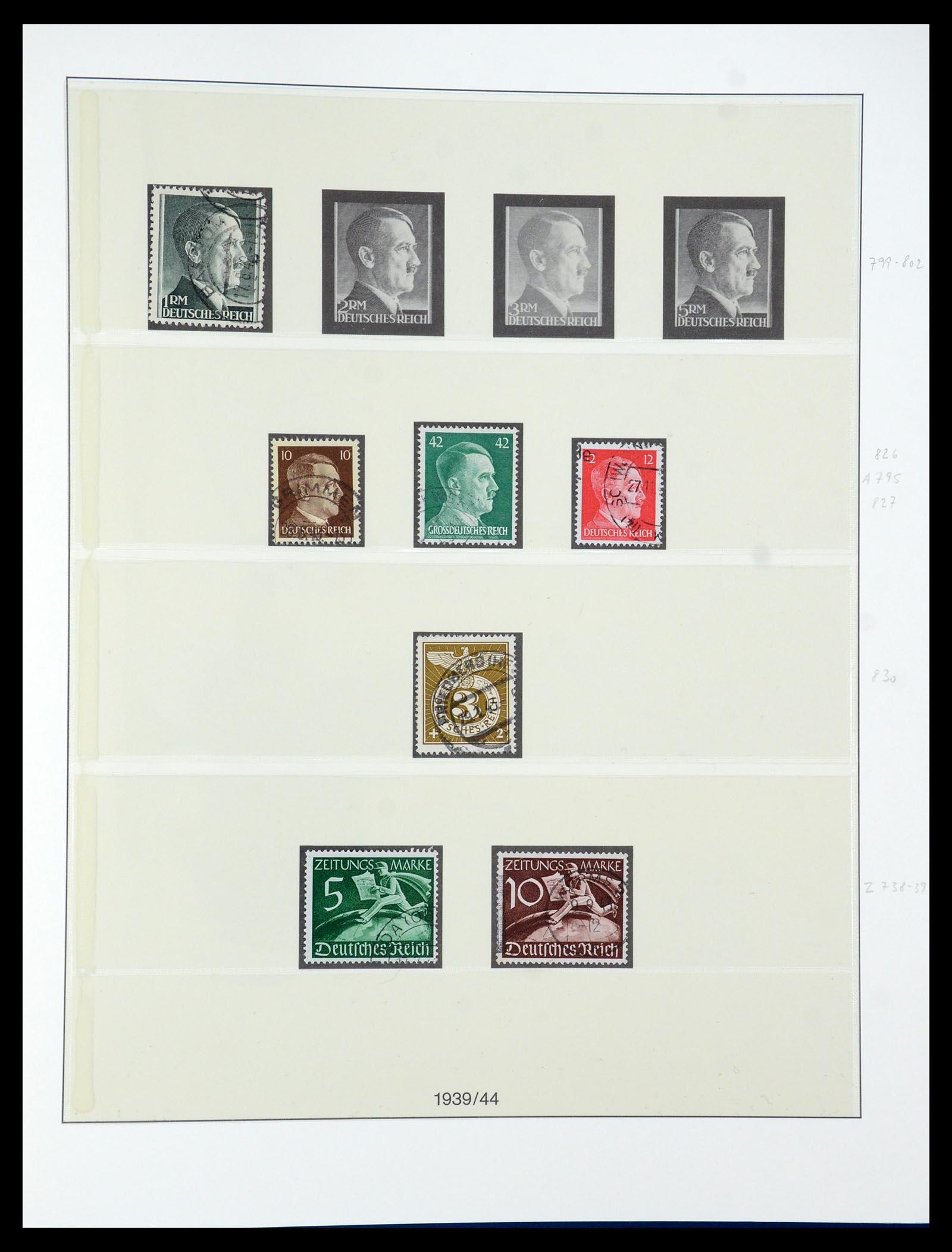 35429 029 - Postzegelverzameling 35429 Duitse Rijk 1933-1945.