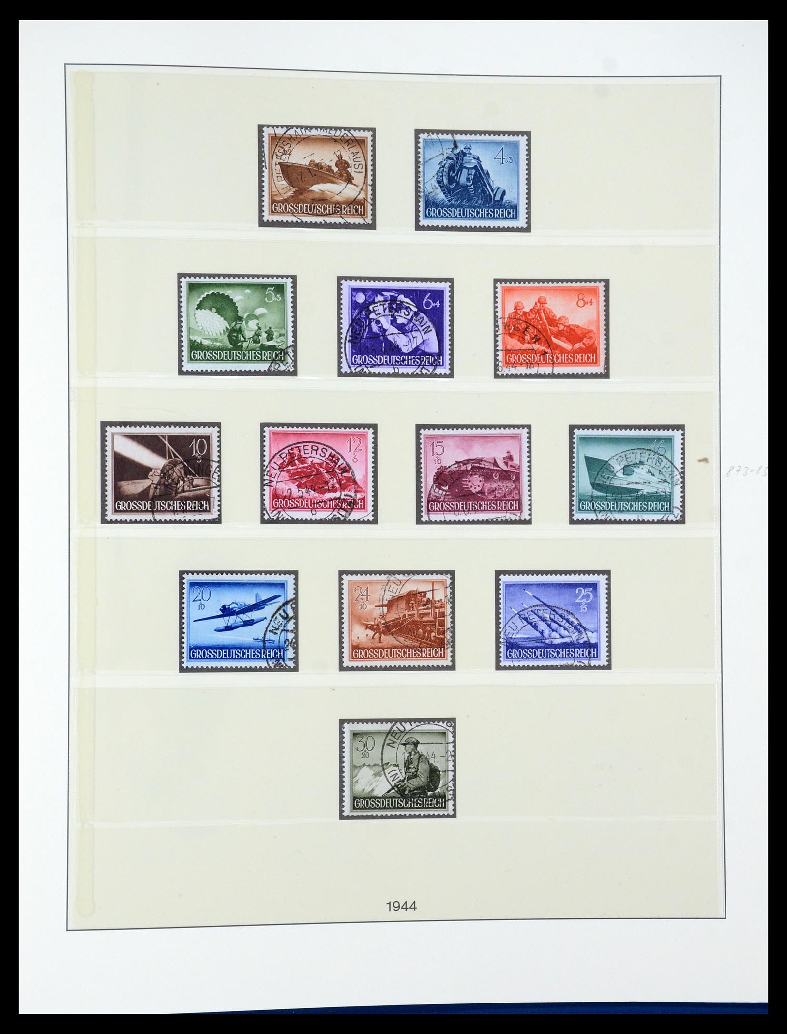 35429 034 - Postzegelverzameling 35429 Duitse Rijk 1933-1945.