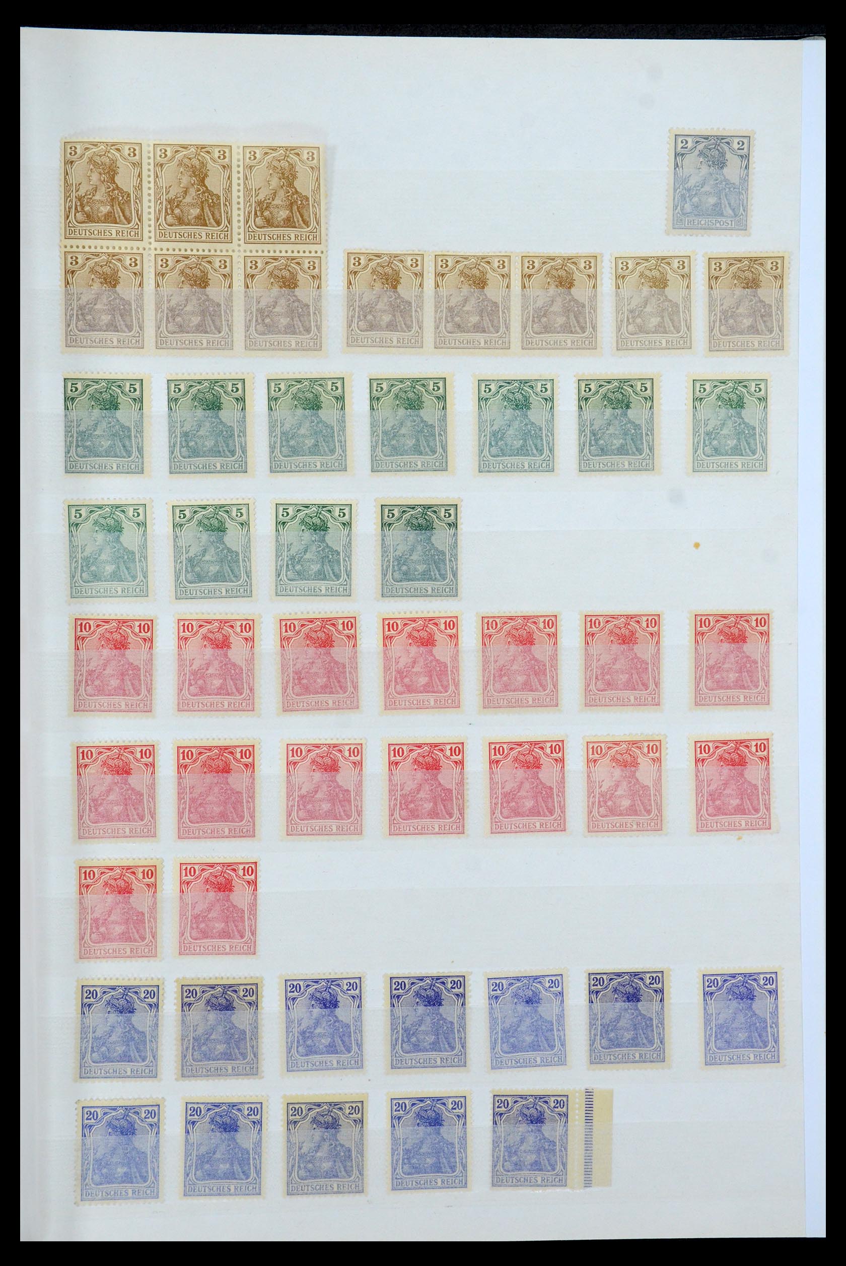 35430 001 - Postzegelverzameling 35430 Duitse Rijk postfris ca. 1900-1945.