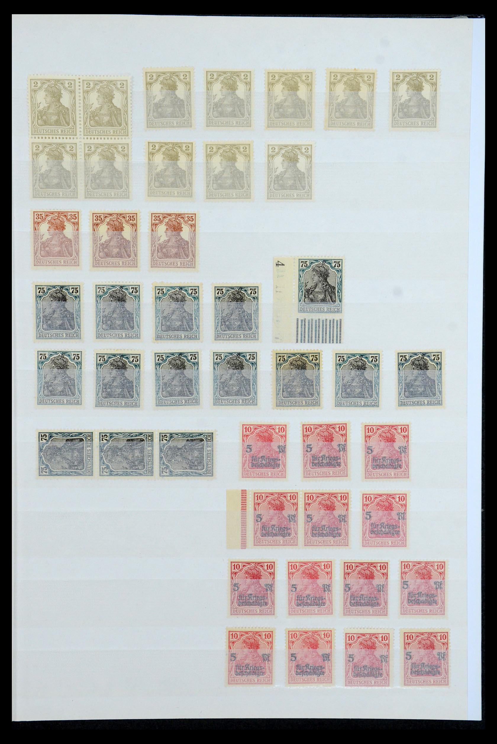 35430 003 - Postzegelverzameling 35430 Duitse Rijk postfris ca. 1900-1945.