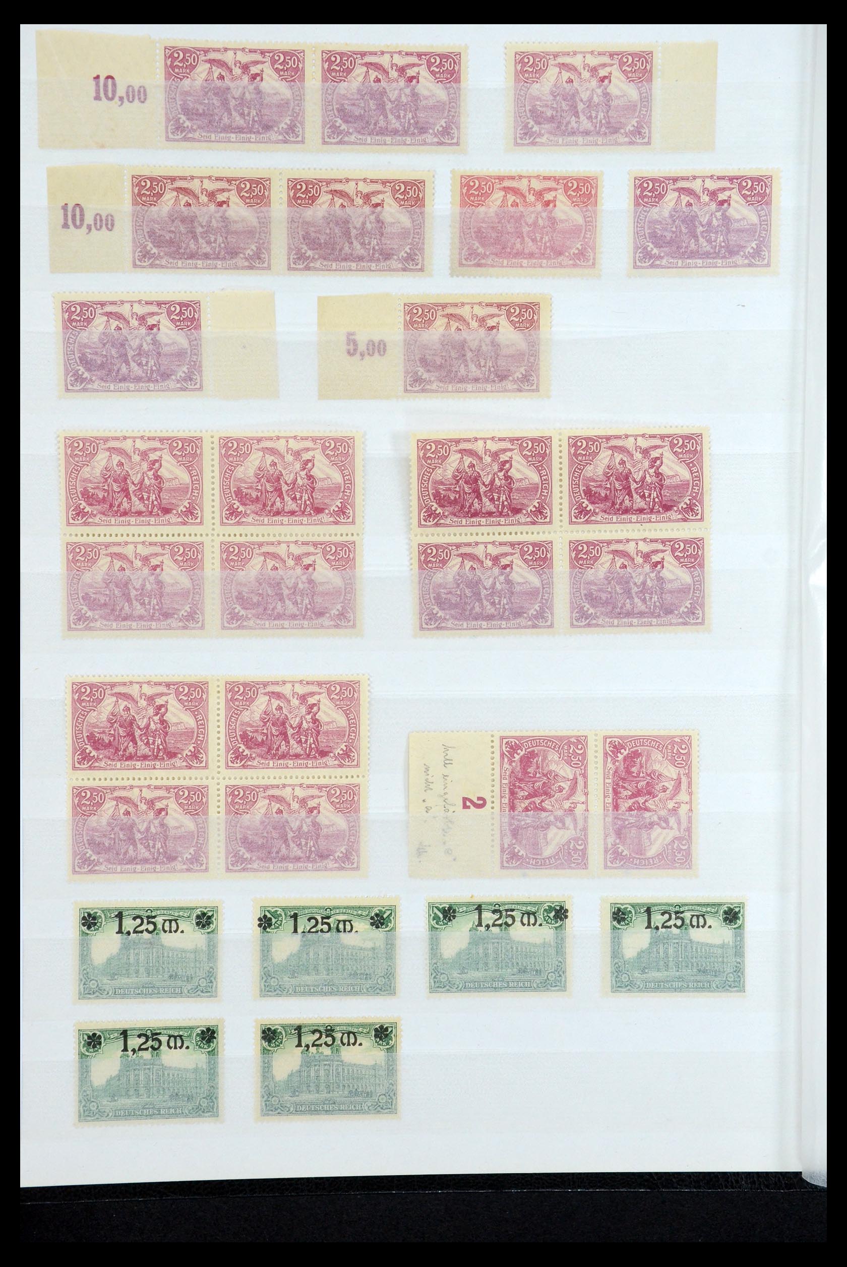 35430 006 - Postzegelverzameling 35430 Duitse Rijk postfris ca. 1900-1945.