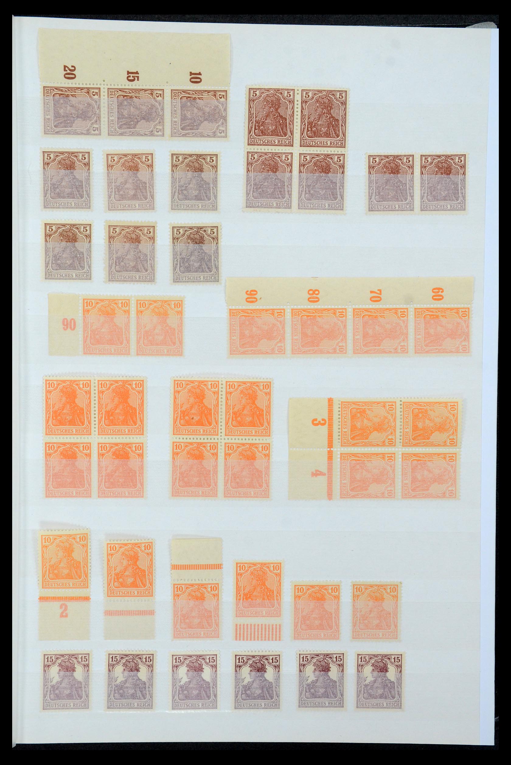 35430 011 - Postzegelverzameling 35430 Duitse Rijk postfris ca. 1900-1945.