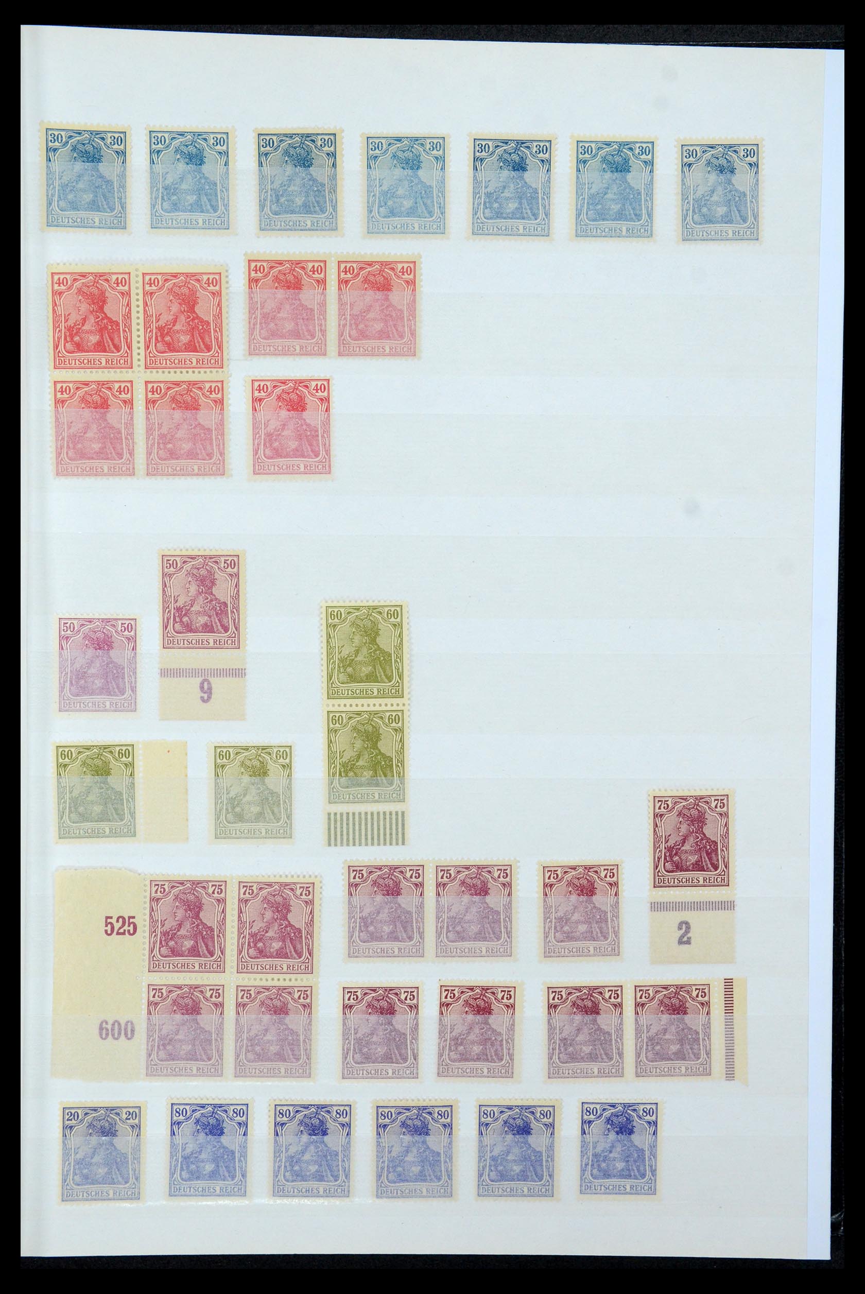 35430 013 - Postzegelverzameling 35430 Duitse Rijk postfris ca. 1900-1945.