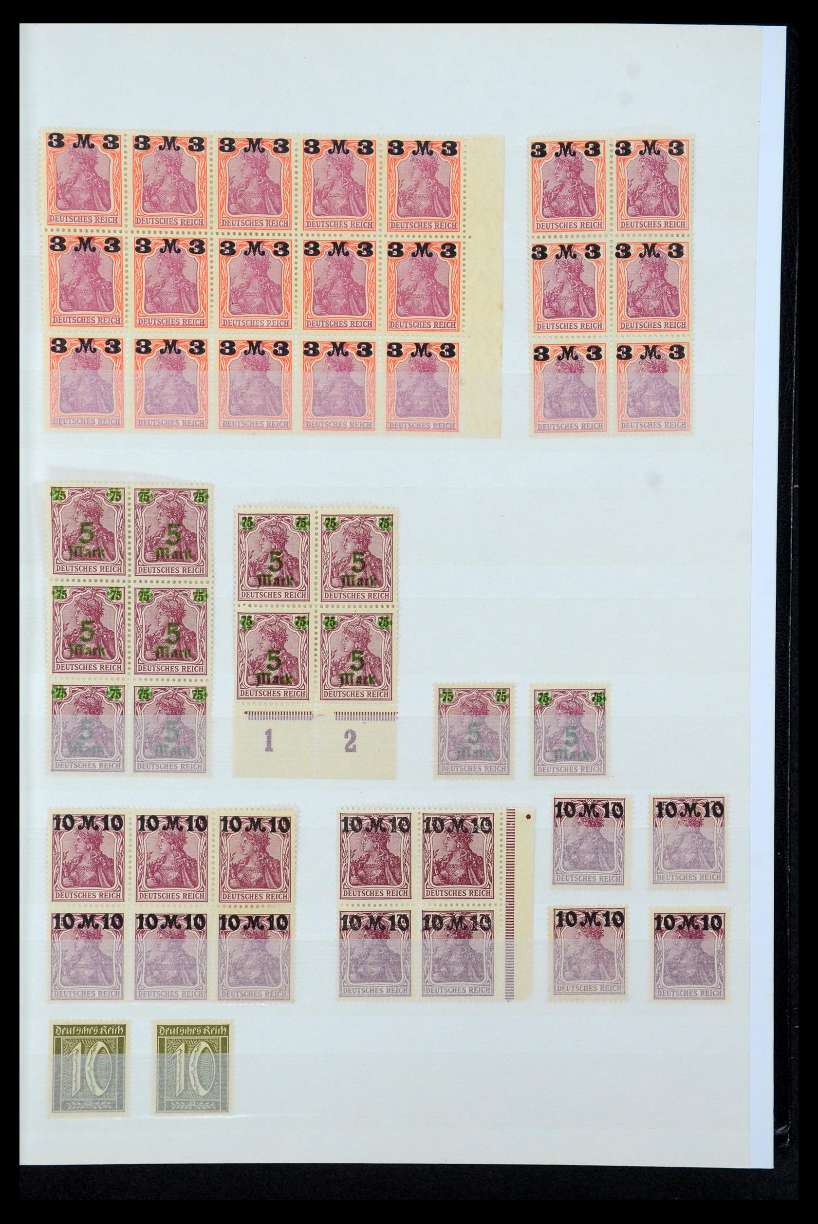 35430 015 - Postzegelverzameling 35430 Duitse Rijk postfris ca. 1900-1945.