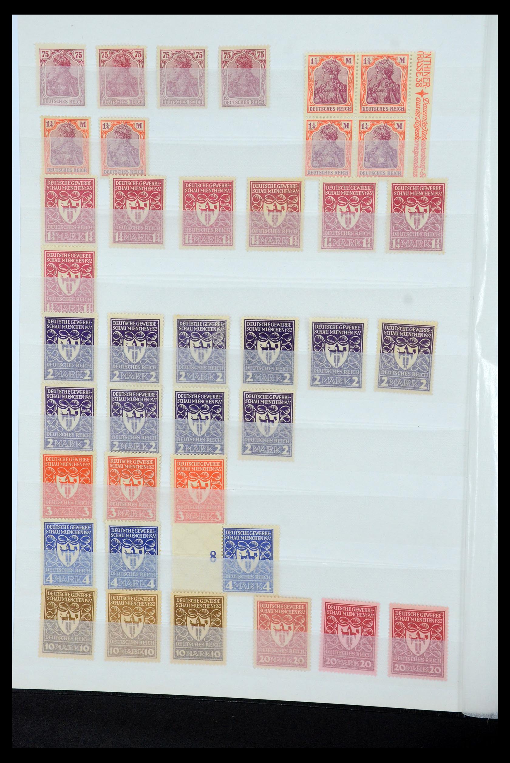 35430 016 - Postzegelverzameling 35430 Duitse Rijk postfris ca. 1900-1945.