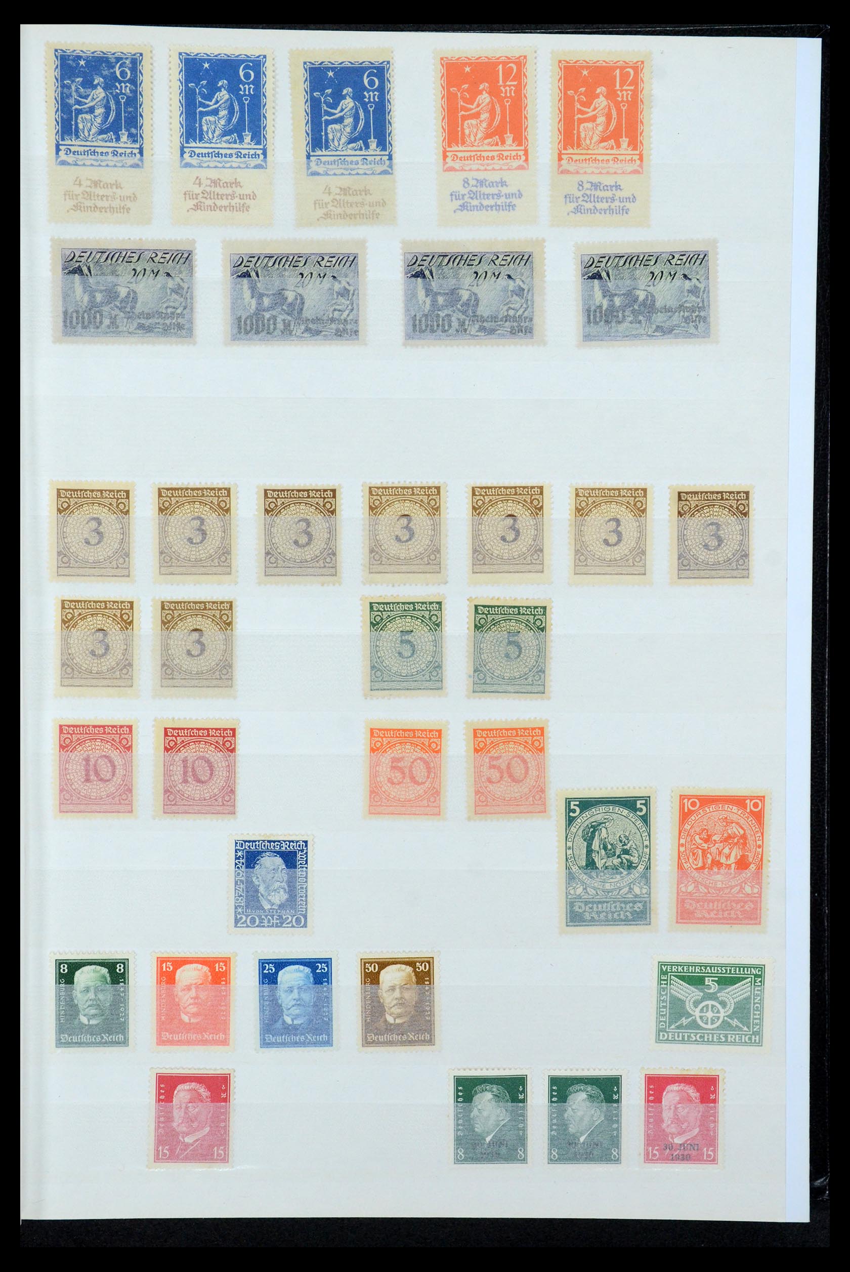 35430 017 - Postzegelverzameling 35430 Duitse Rijk postfris ca. 1900-1945.