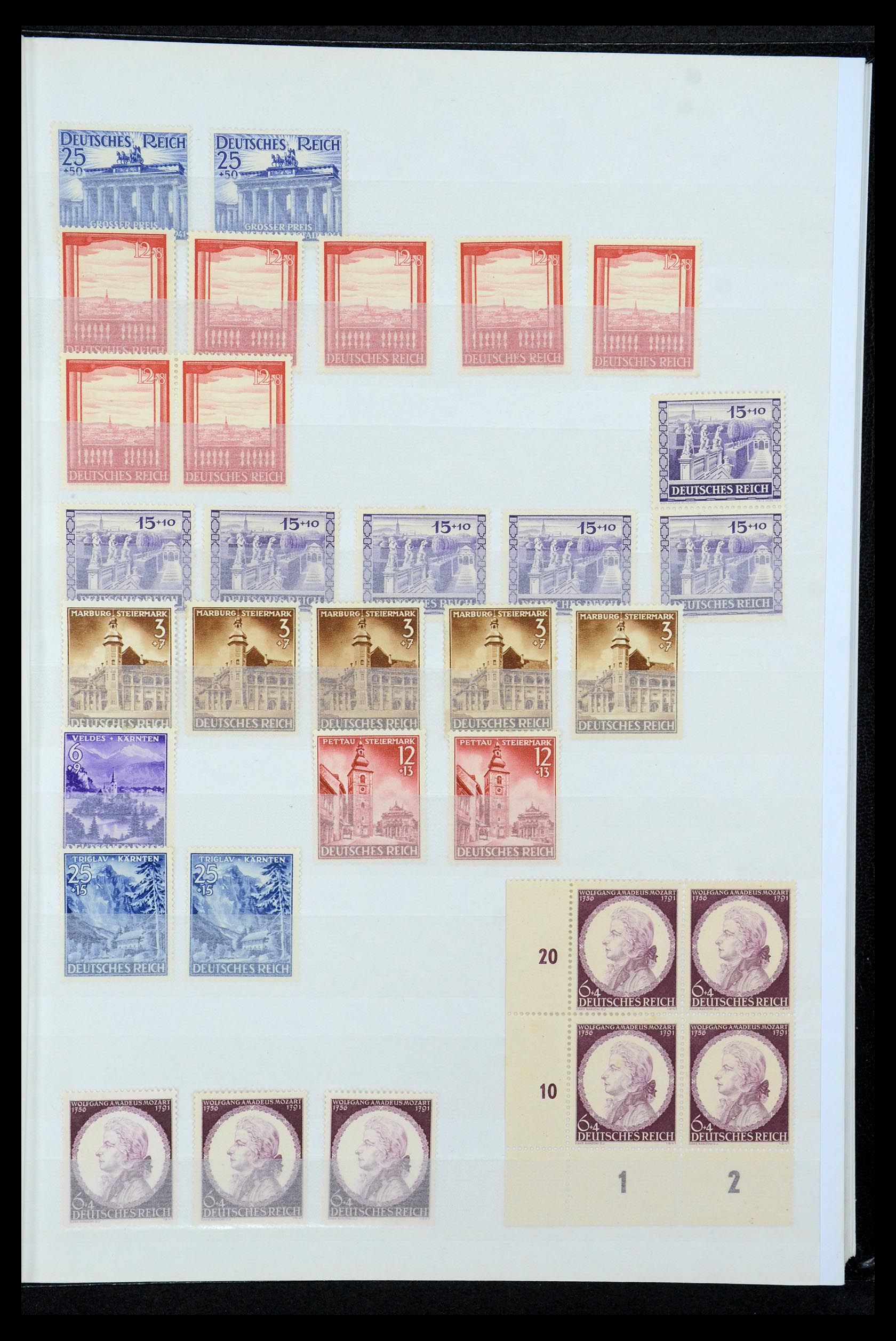 35430 033 - Postzegelverzameling 35430 Duitse Rijk postfris ca. 1900-1945.