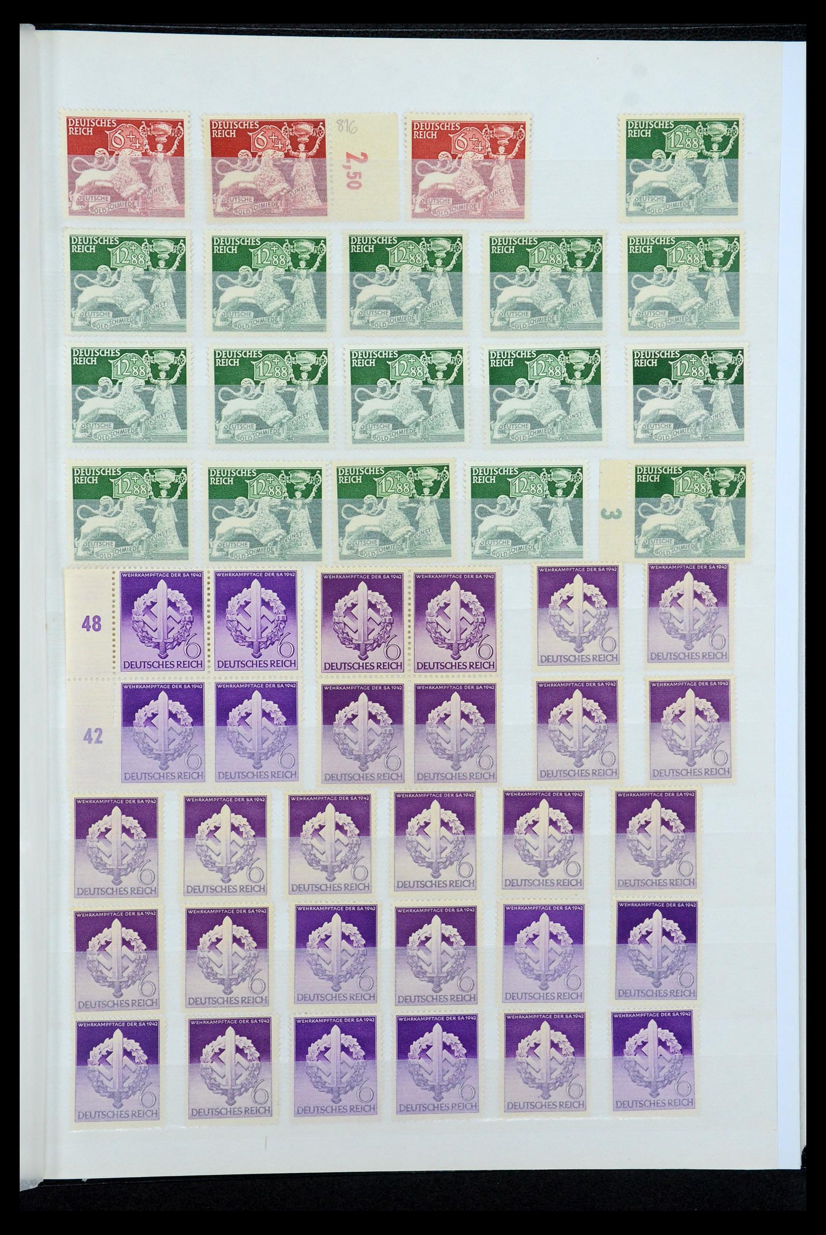 35430 037 - Postzegelverzameling 35430 Duitse Rijk postfris ca. 1900-1945.