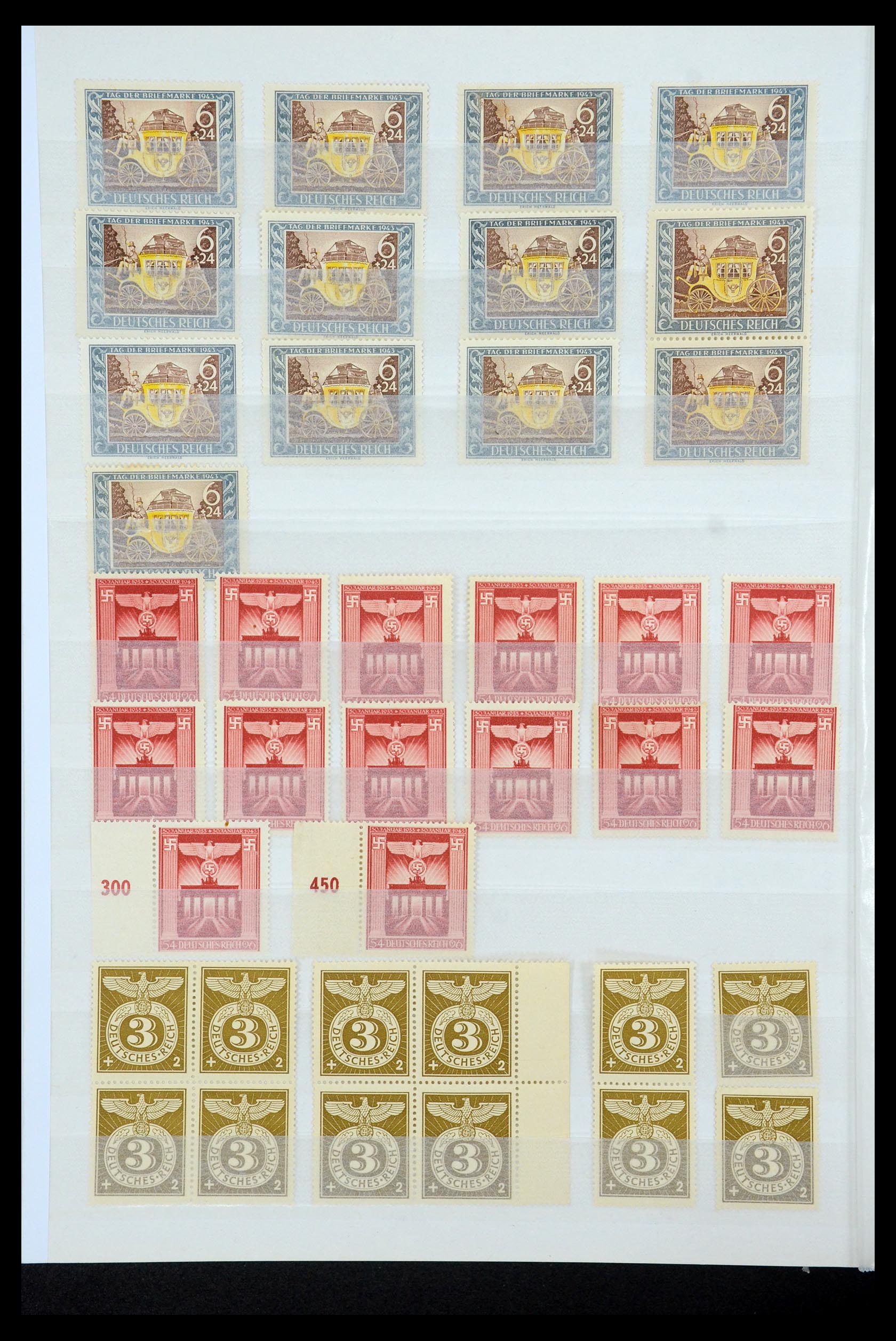 35430 042 - Postzegelverzameling 35430 Duitse Rijk postfris ca. 1900-1945.
