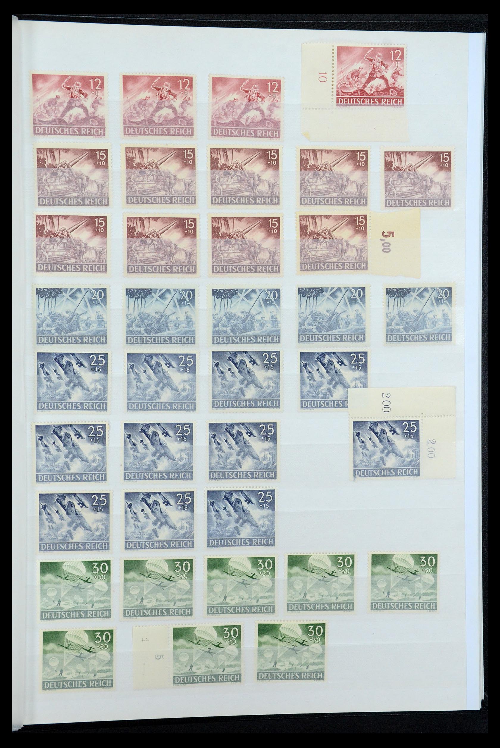 35430 045 - Postzegelverzameling 35430 Duitse Rijk postfris ca. 1900-1945.