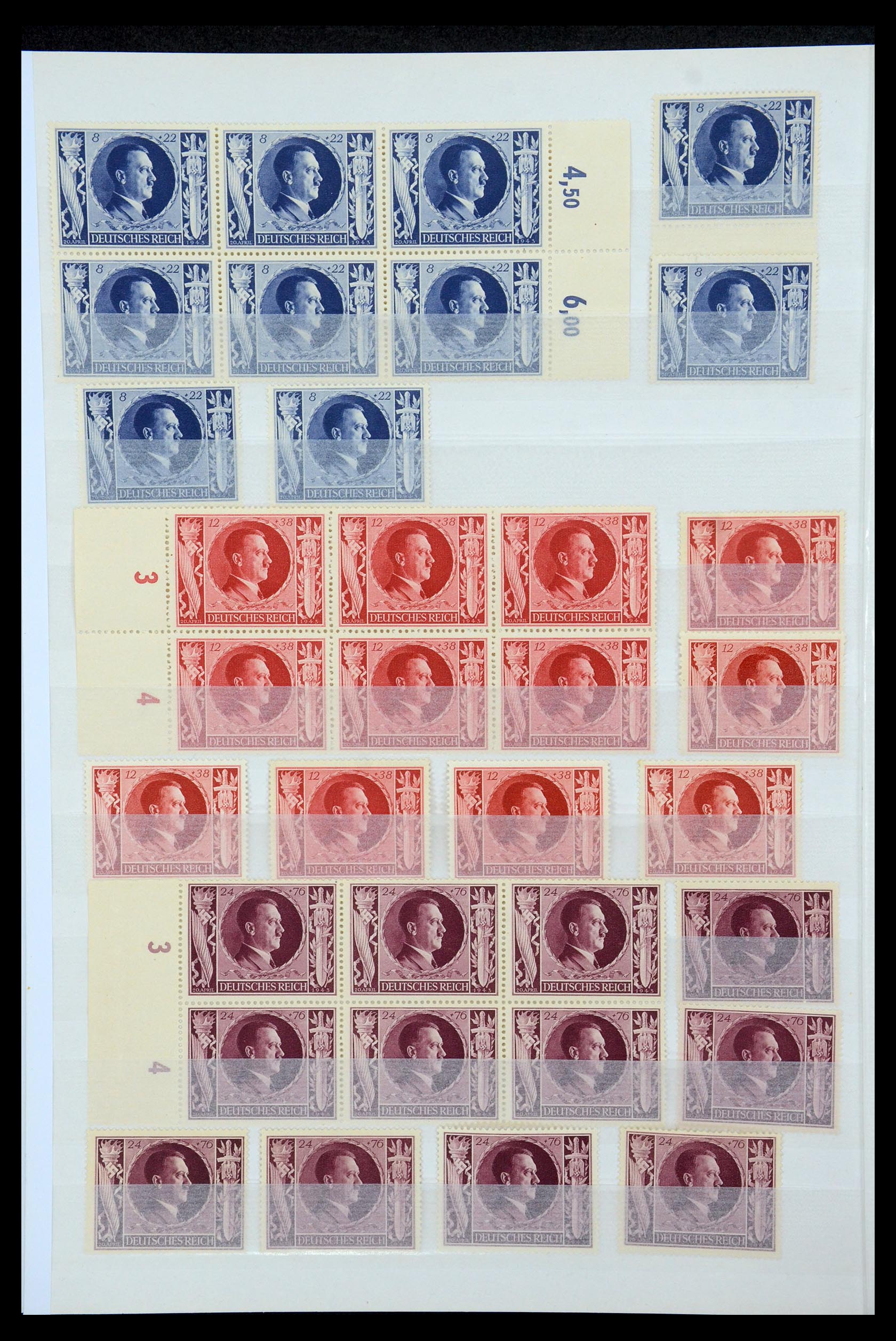 35430 048 - Postzegelverzameling 35430 Duitse Rijk postfris ca. 1900-1945.
