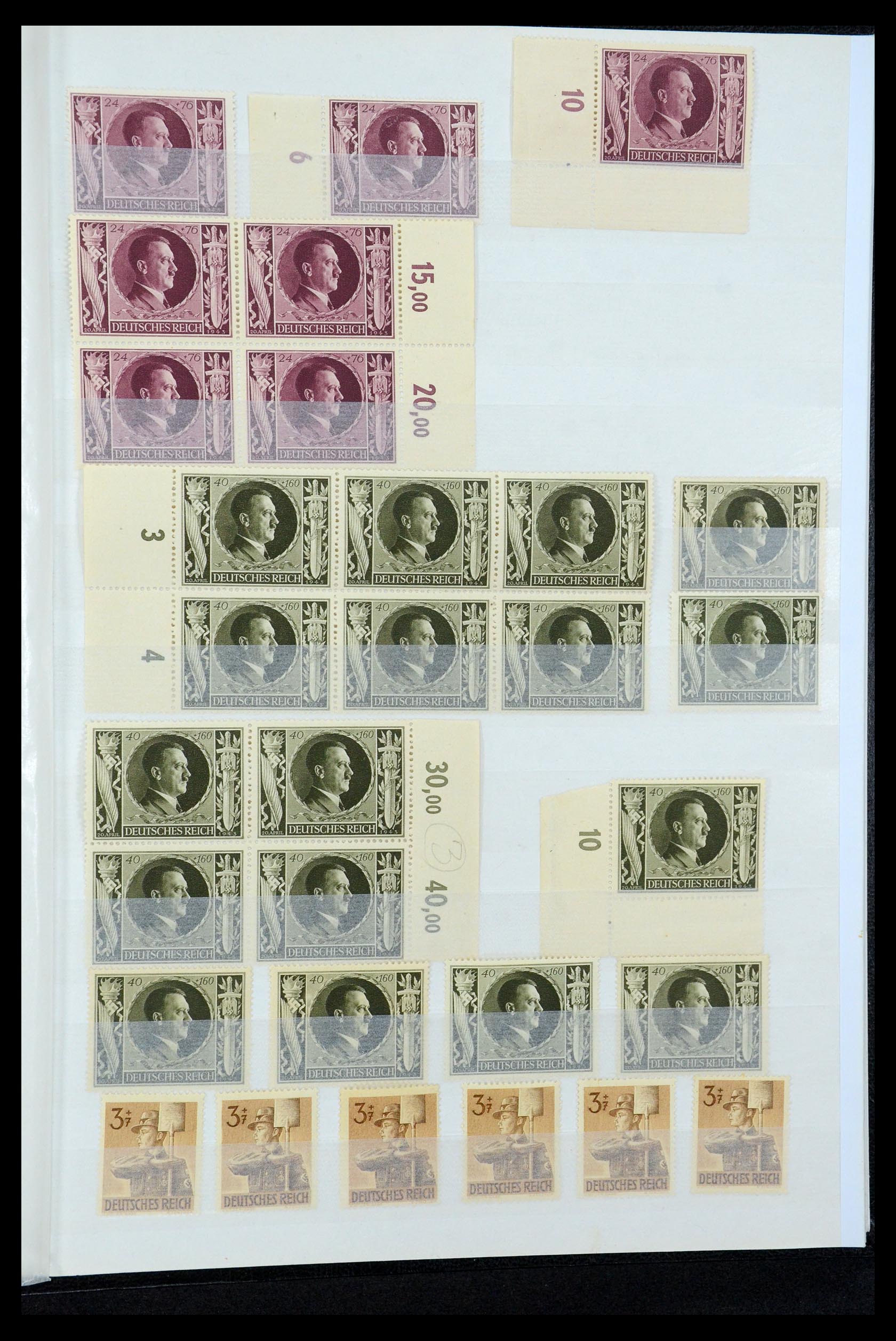 35430 049 - Postzegelverzameling 35430 Duitse Rijk postfris ca. 1900-1945.