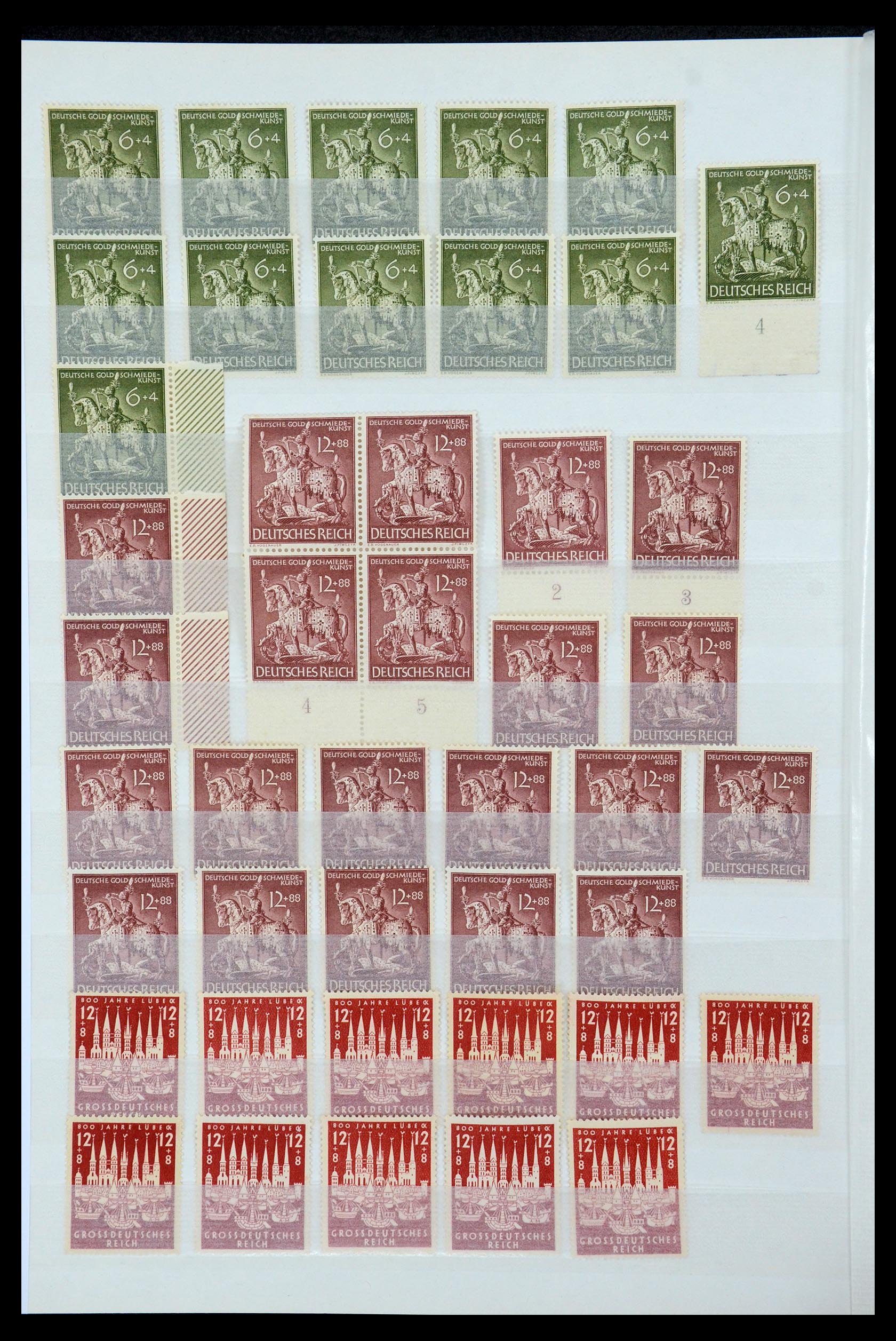 35430 054 - Postzegelverzameling 35430 Duitse Rijk postfris ca. 1900-1945.