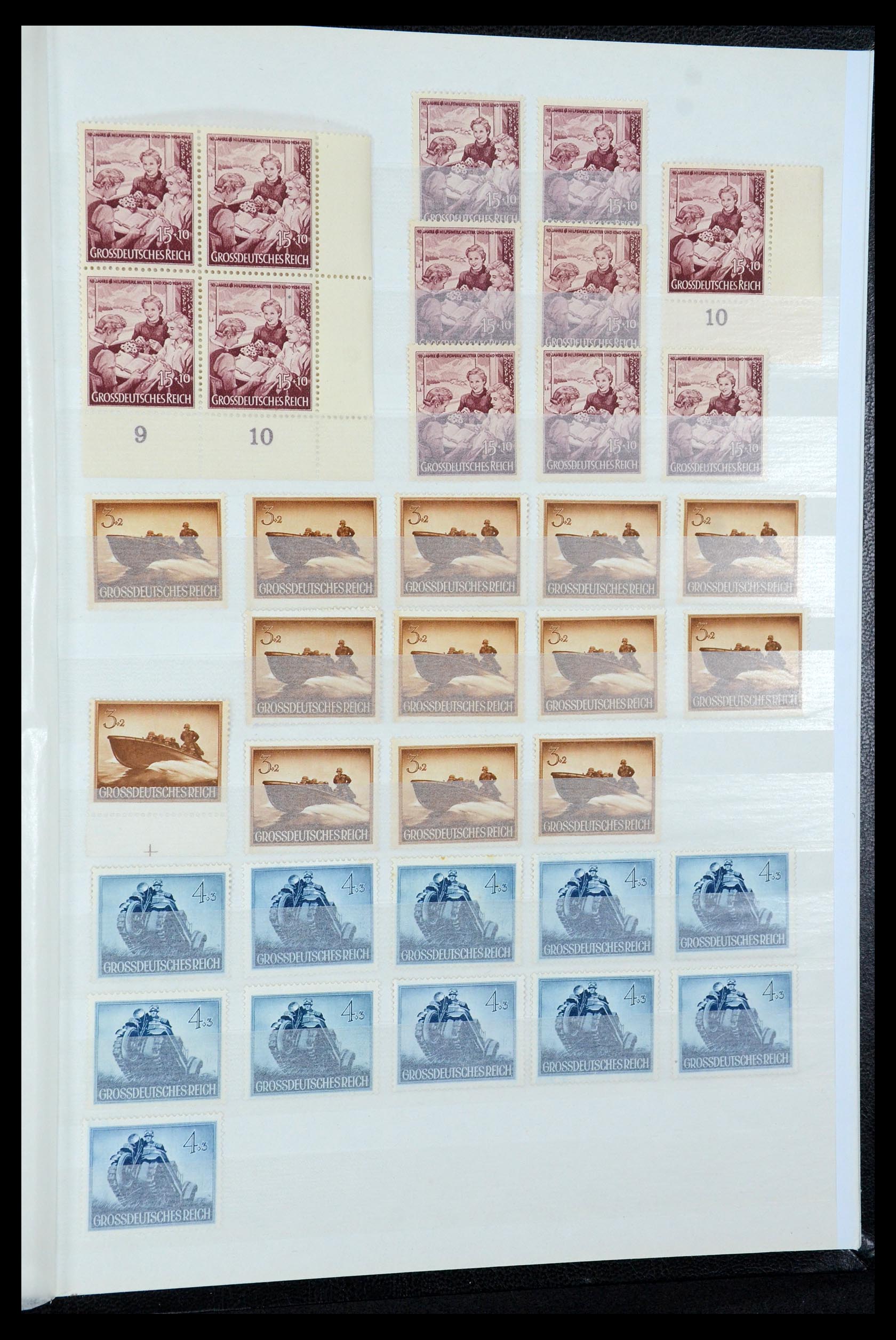 35430 059 - Postzegelverzameling 35430 Duitse Rijk postfris ca. 1900-1945.