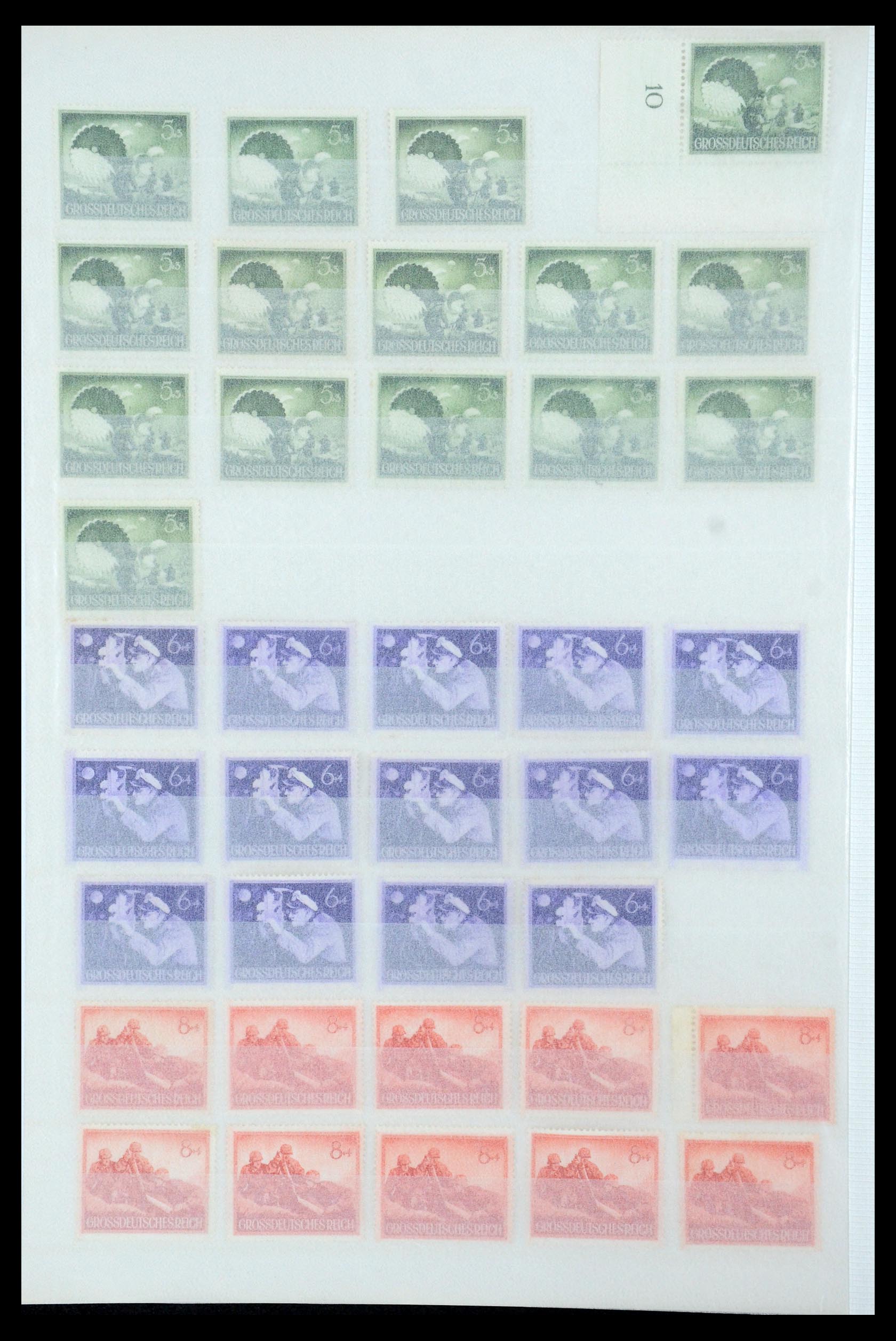 35430 060 - Postzegelverzameling 35430 Duitse Rijk postfris ca. 1900-1945.