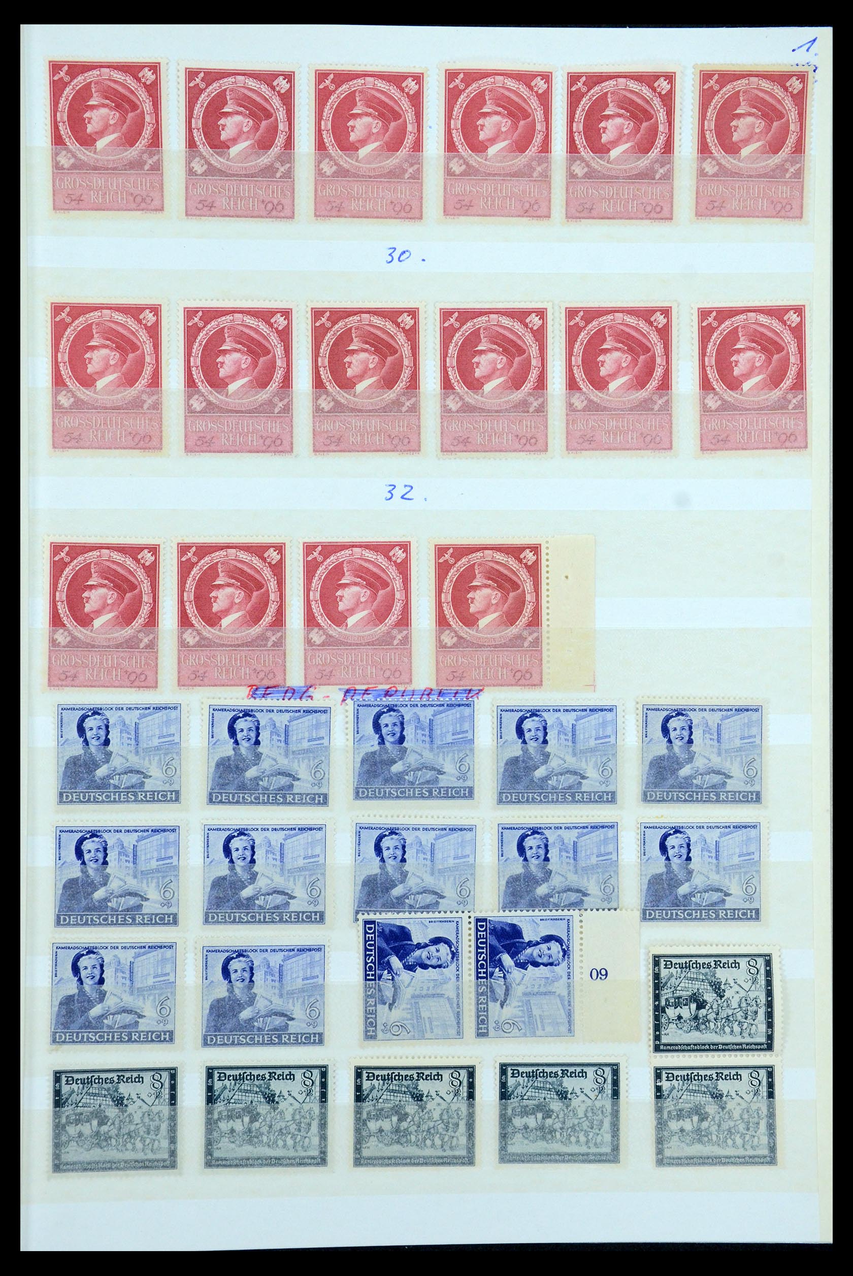 35430 068 - Postzegelverzameling 35430 Duitse Rijk postfris ca. 1900-1945.