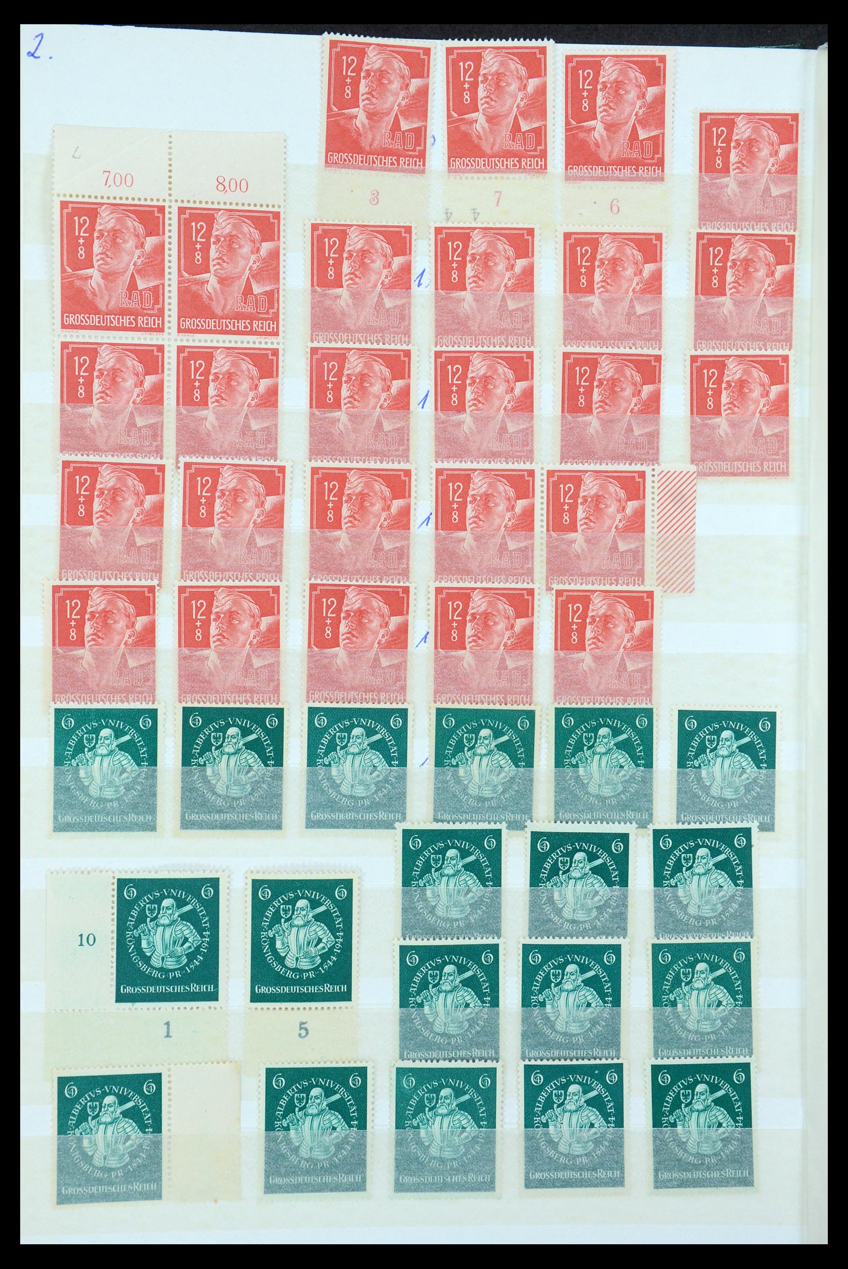 35430 071 - Postzegelverzameling 35430 Duitse Rijk postfris ca. 1900-1945.