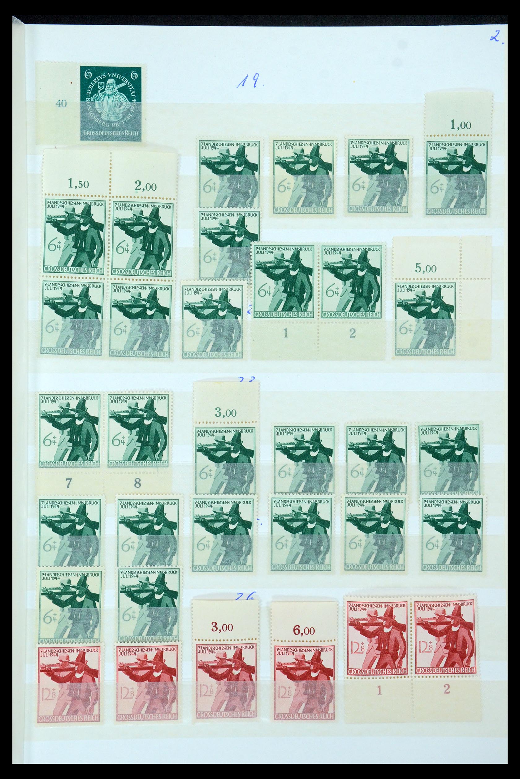 35430 072 - Postzegelverzameling 35430 Duitse Rijk postfris ca. 1900-1945.