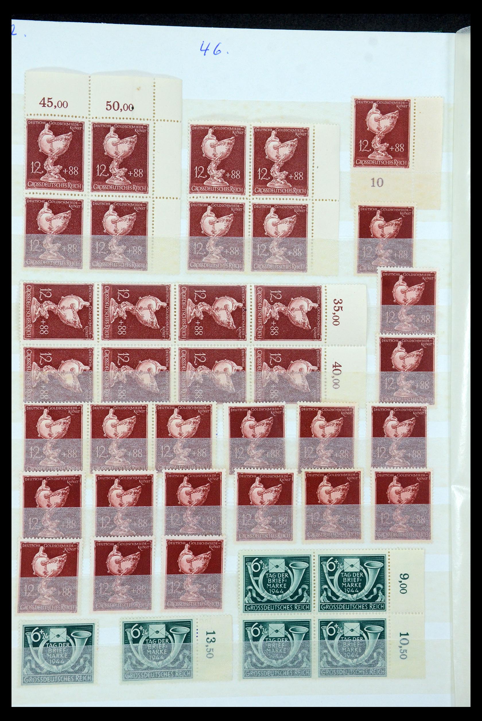 35430 075 - Postzegelverzameling 35430 Duitse Rijk postfris ca. 1900-1945.