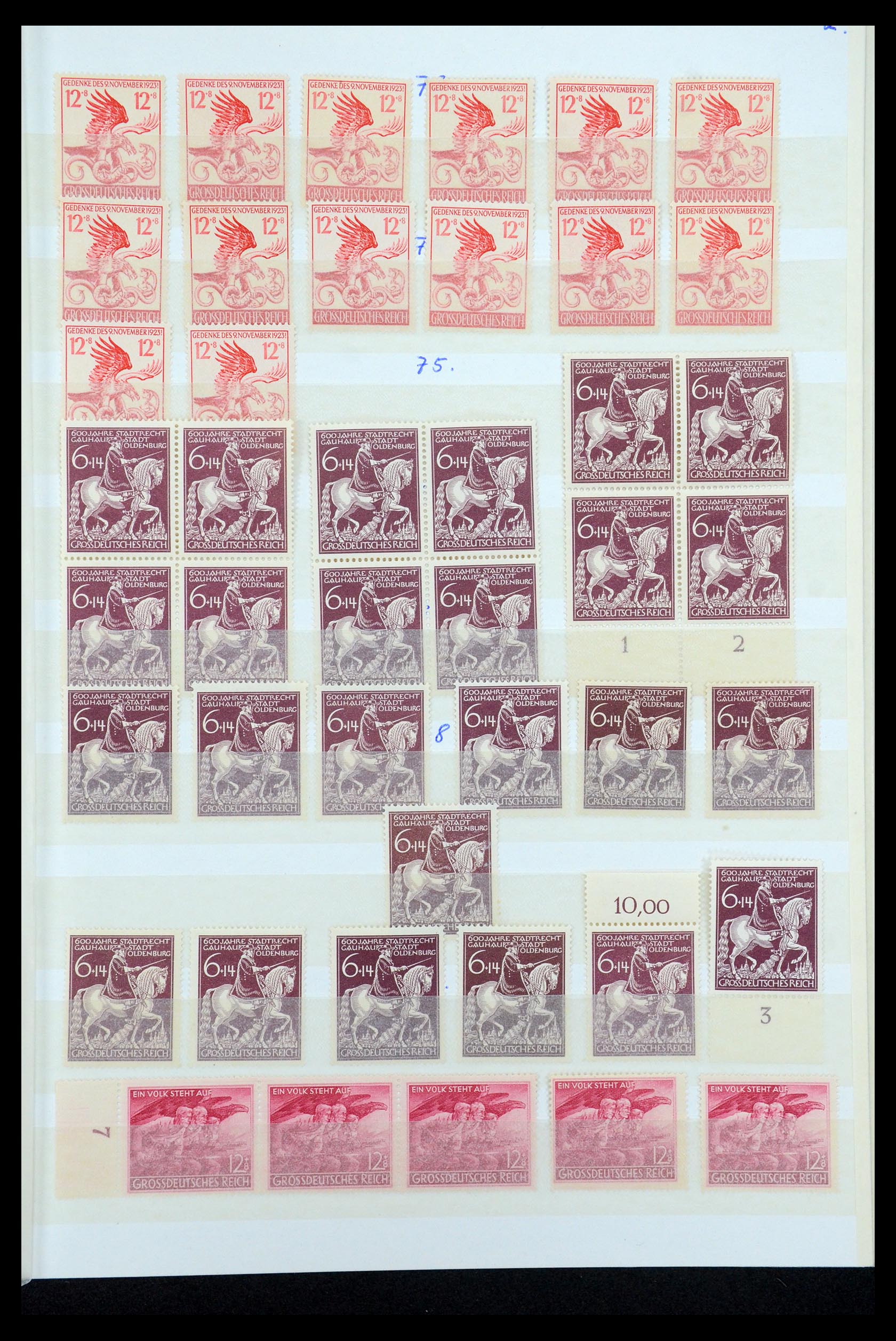35430 078 - Postzegelverzameling 35430 Duitse Rijk postfris ca. 1900-1945.