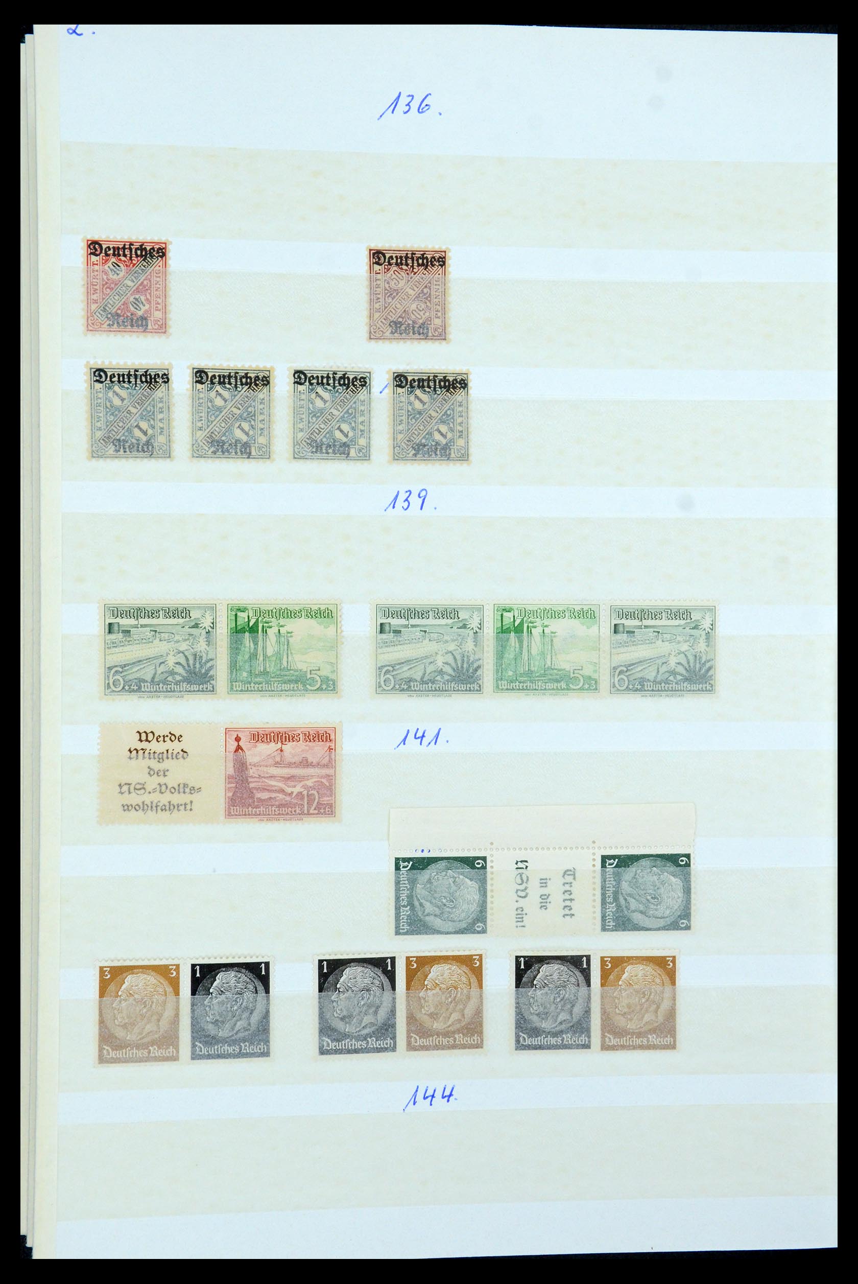 35430 085 - Stamp Collection 35430 German Reich MNH ca. 1900-1945.