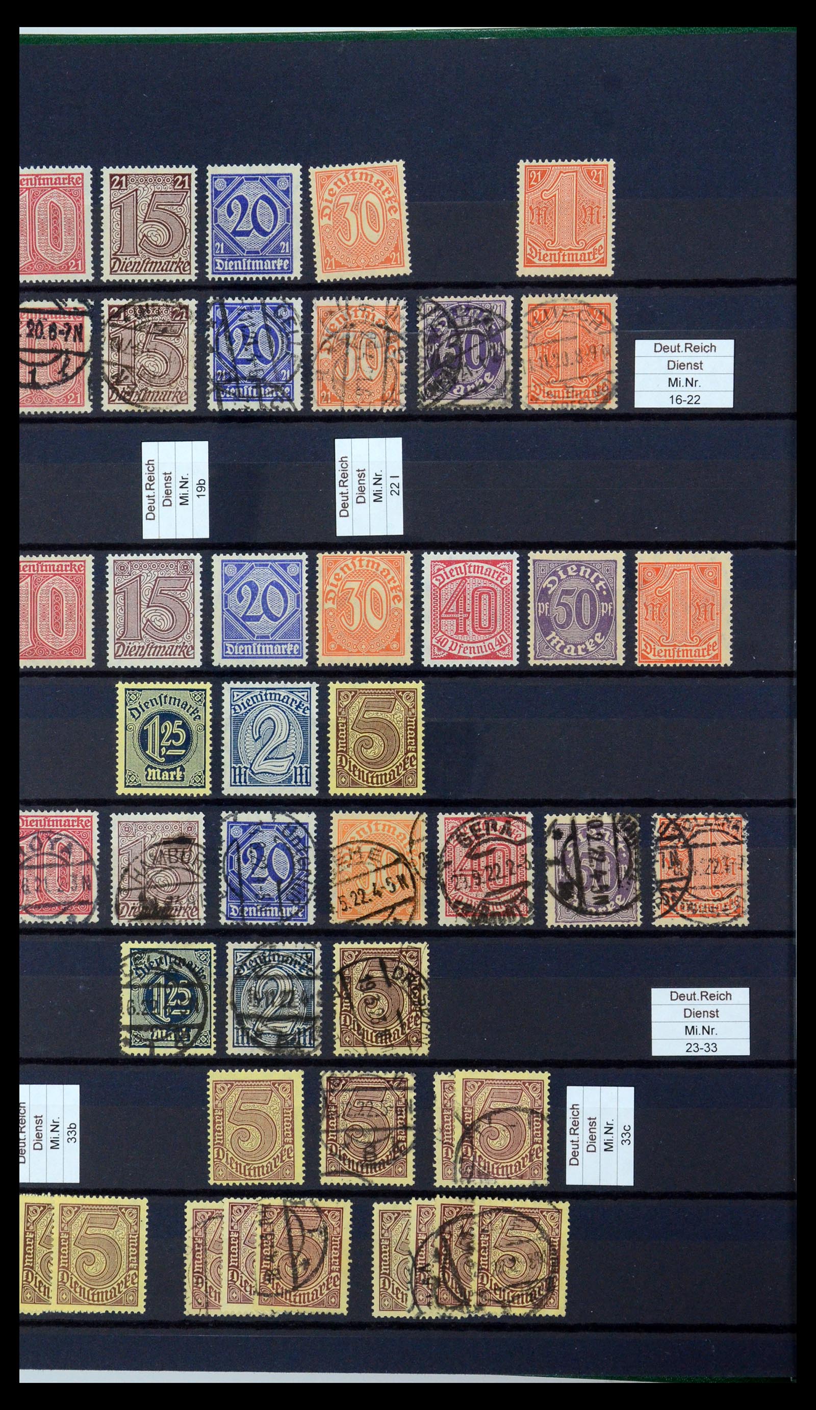 35432 005 - Stamp Collection 35432 German Reich service 1903-1945.