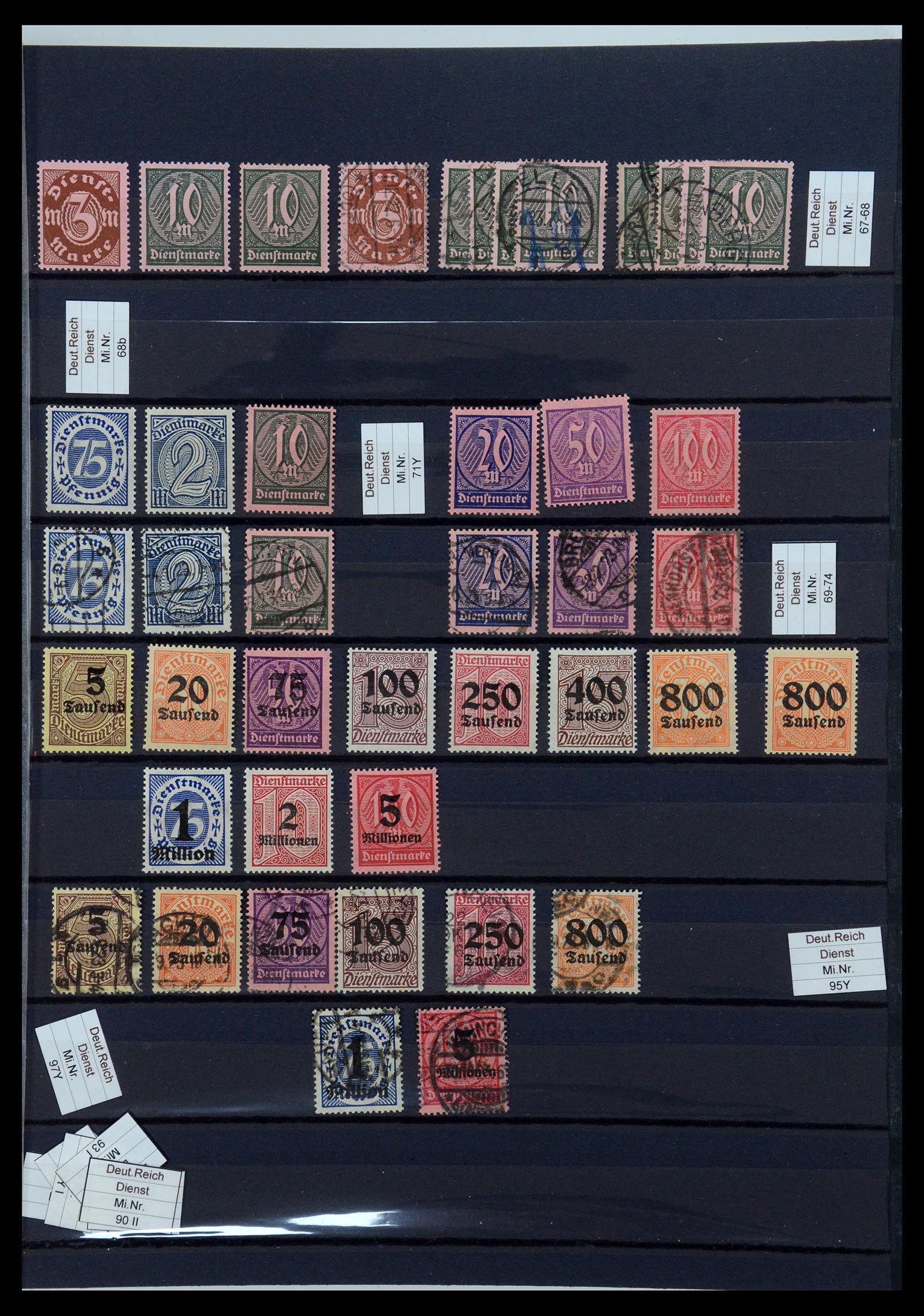 35432 006 - Stamp Collection 35432 German Reich service 1903-1945.