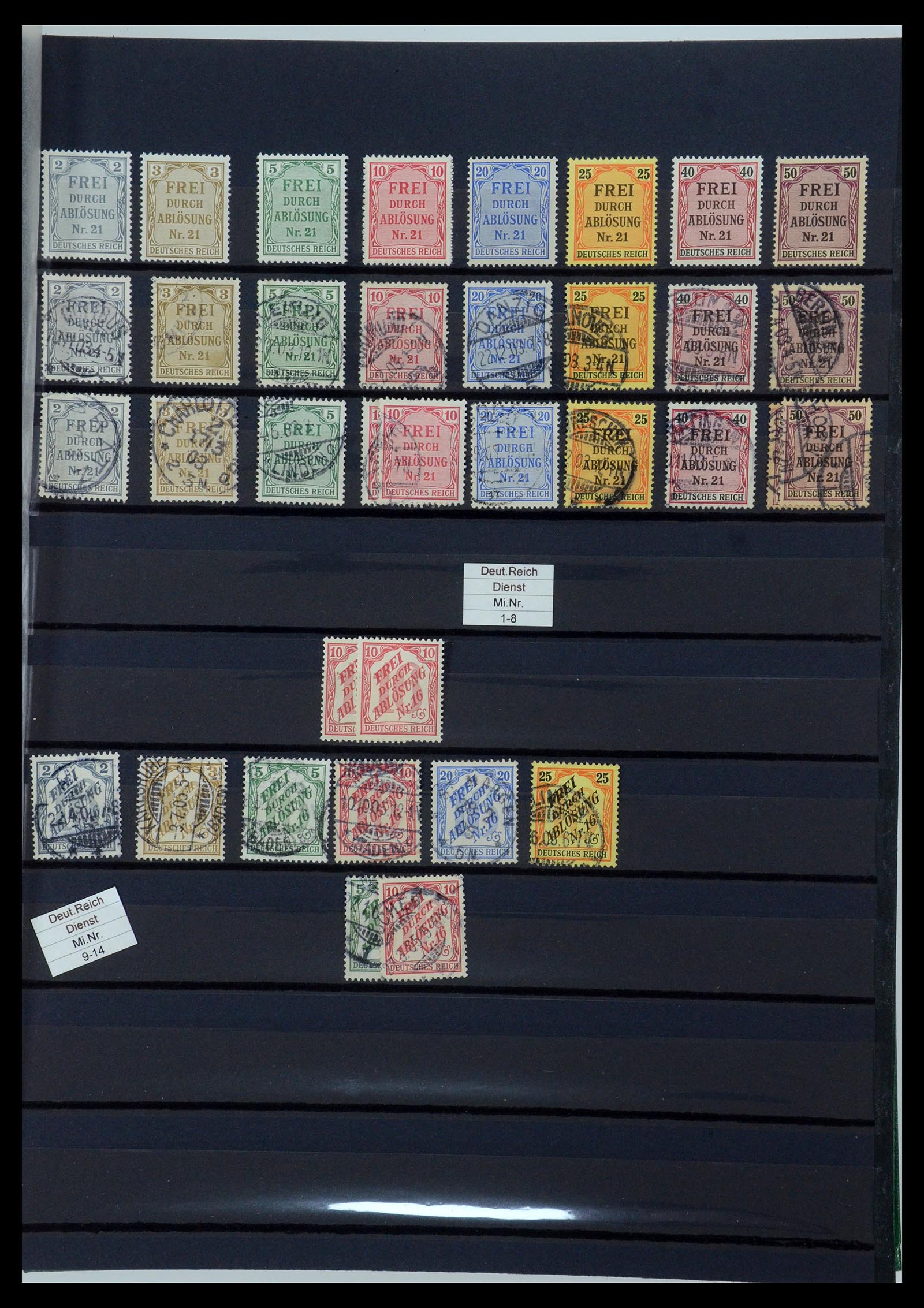 35432 010 - Stamp Collection 35432 German Reich service 1903-1945.