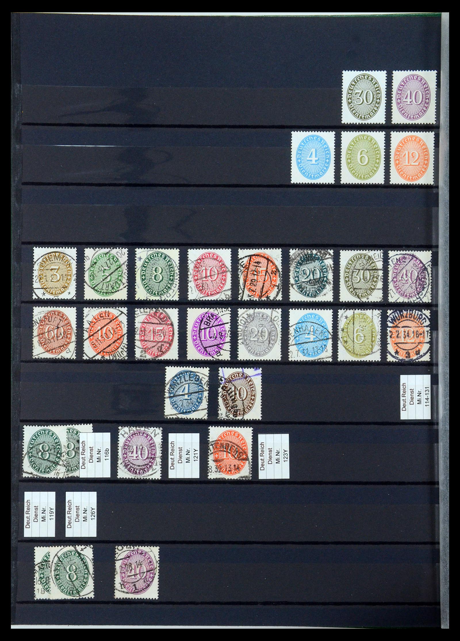 35432 011 - Stamp Collection 35432 German Reich service 1903-1945.