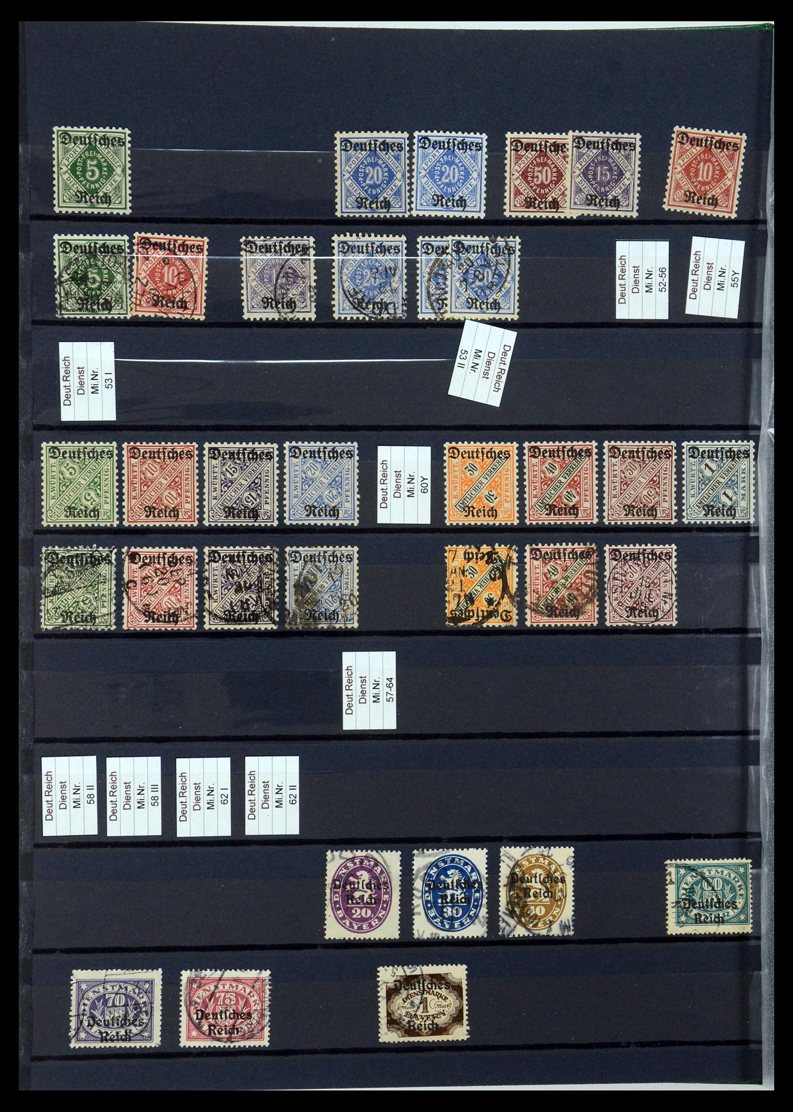 35432 015 - Stamp Collection 35432 German Reich service 1903-1945.