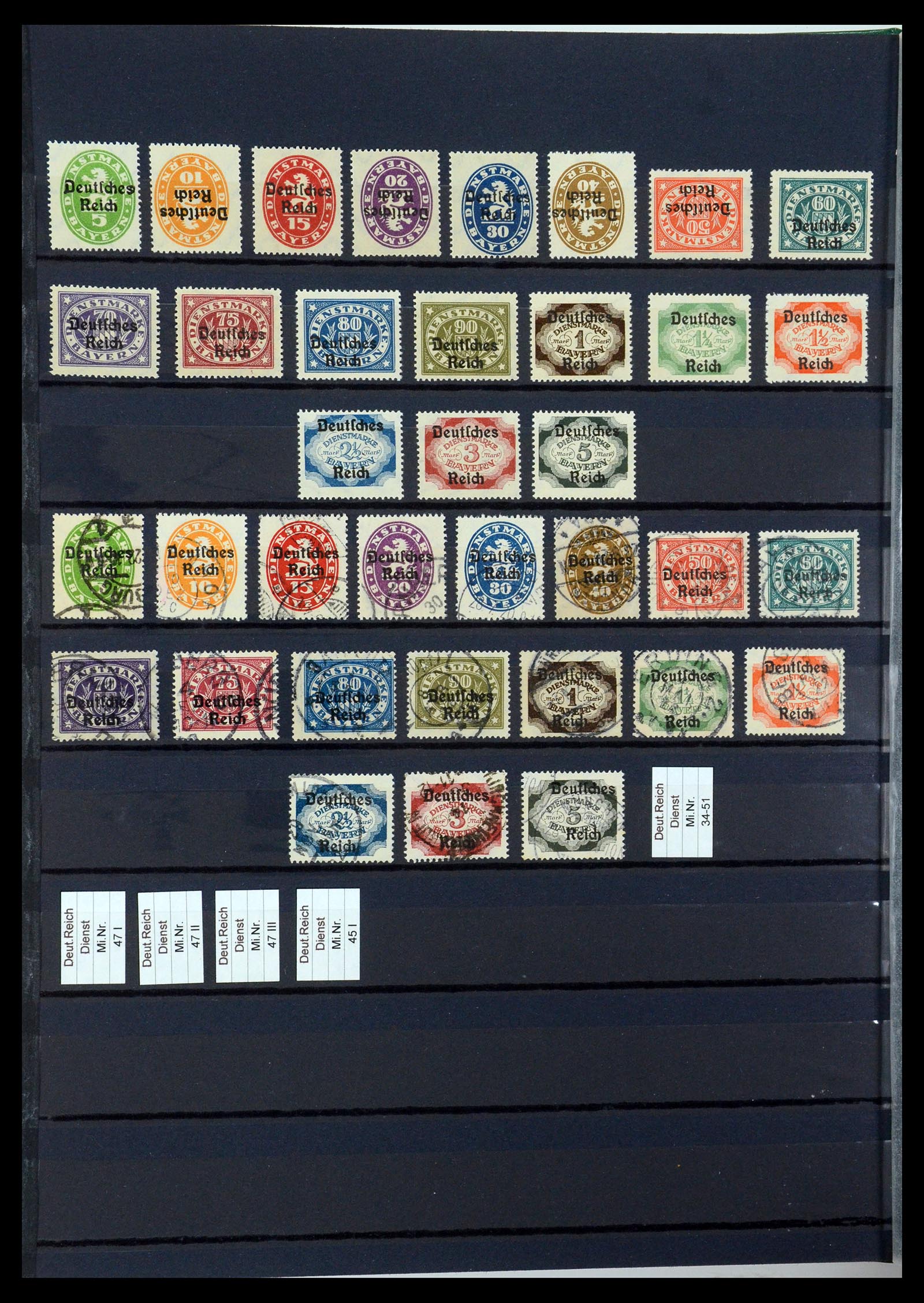 35432 016 - Stamp Collection 35432 German Reich service 1903-1945.