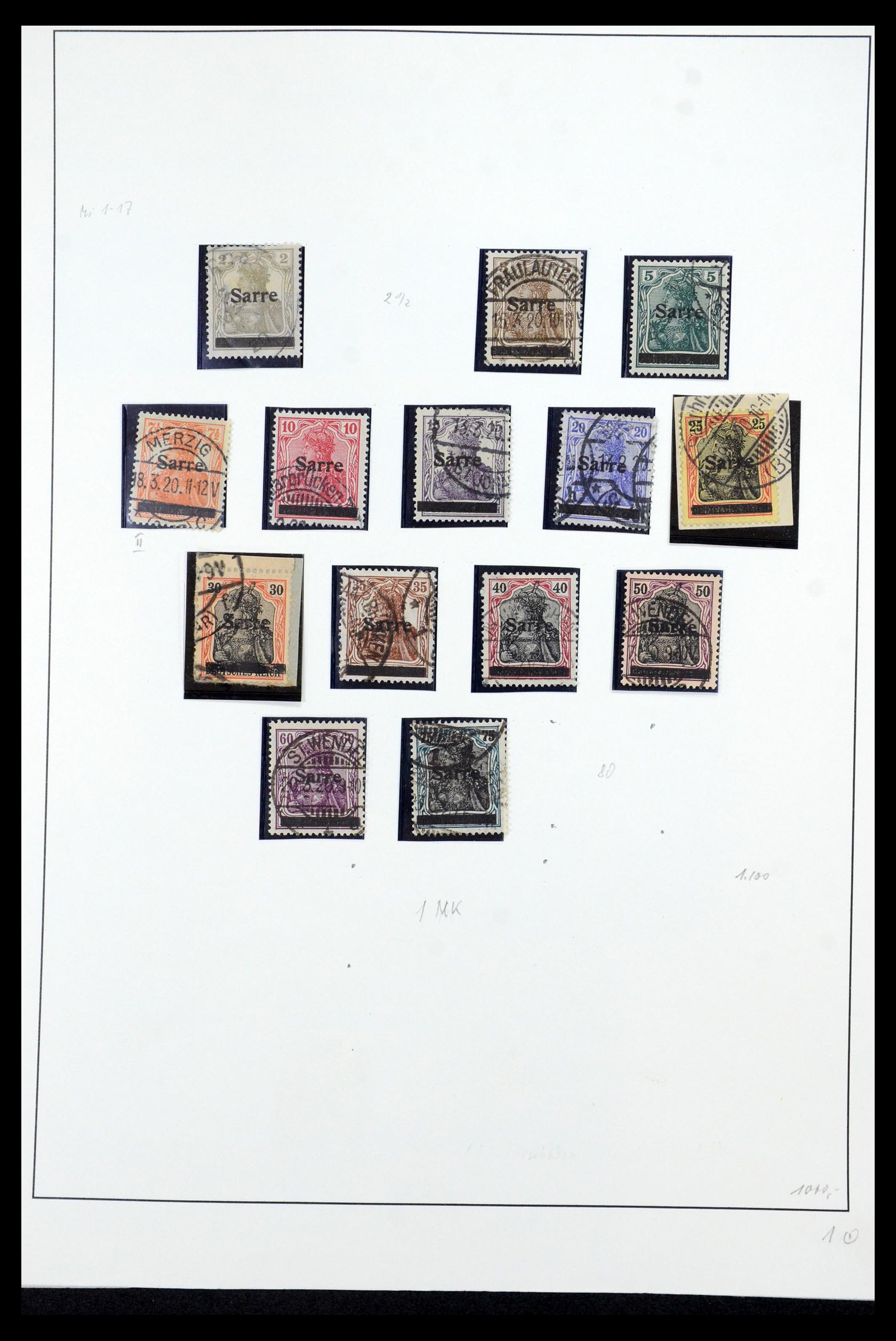 35435 003 - Stamp Collection 35435 Saar 1920-1959.