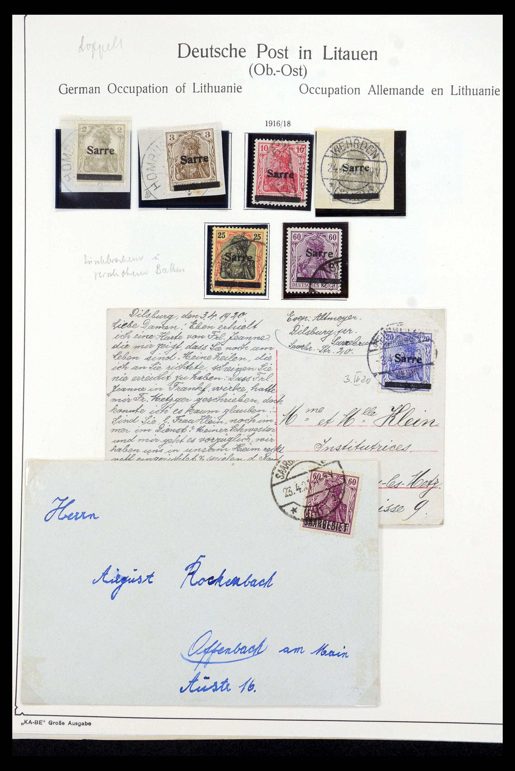 35435 004 - Stamp Collection 35435 Saar 1920-1959.