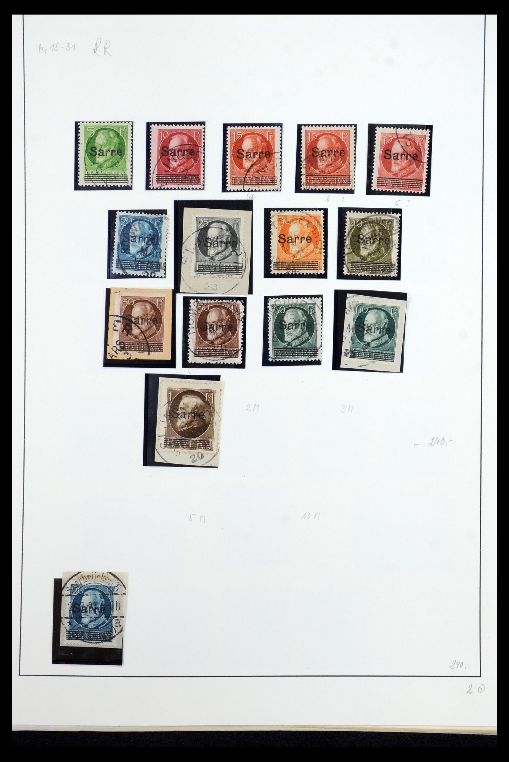 35435 006 - Postzegelverzameling 35435 Saar 1920-1959.