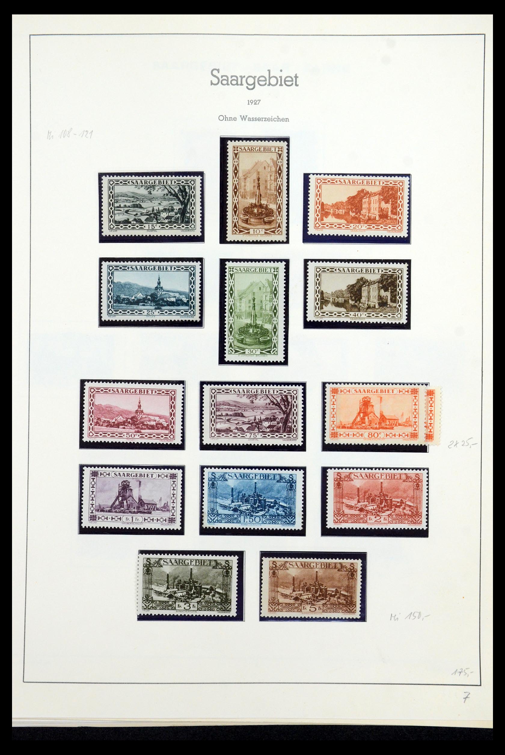 35435 015 - Postzegelverzameling 35435 Saar 1920-1959.