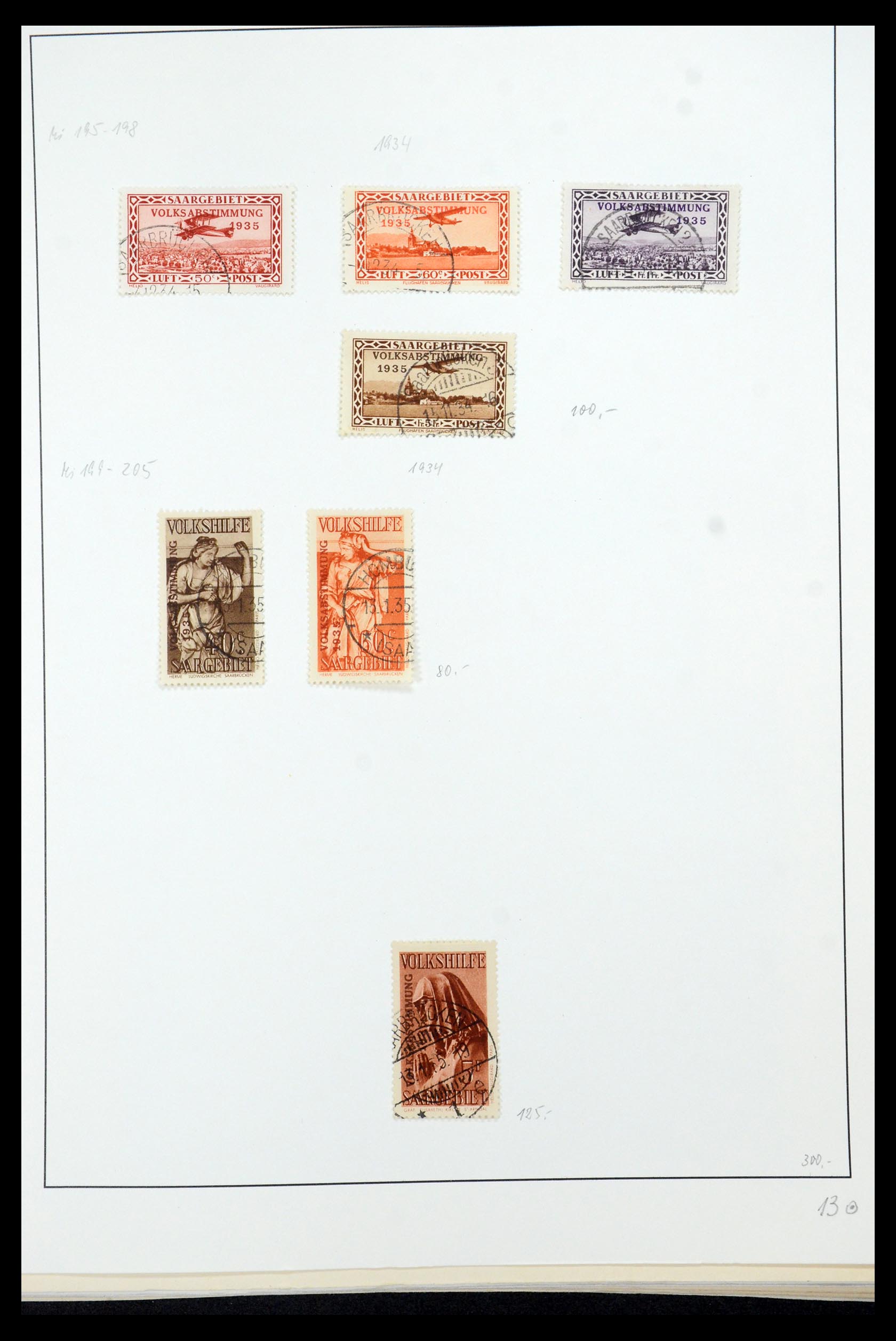 35435 029 - Postzegelverzameling 35435 Saar 1920-1959.