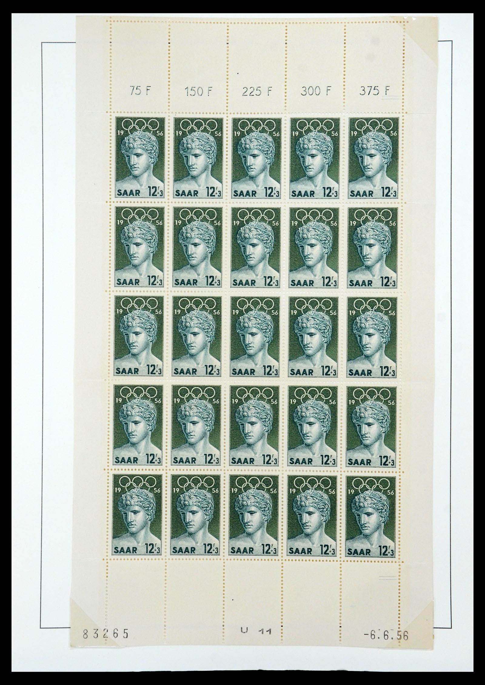 35435 062 - Postzegelverzameling 35435 Saar 1920-1959.