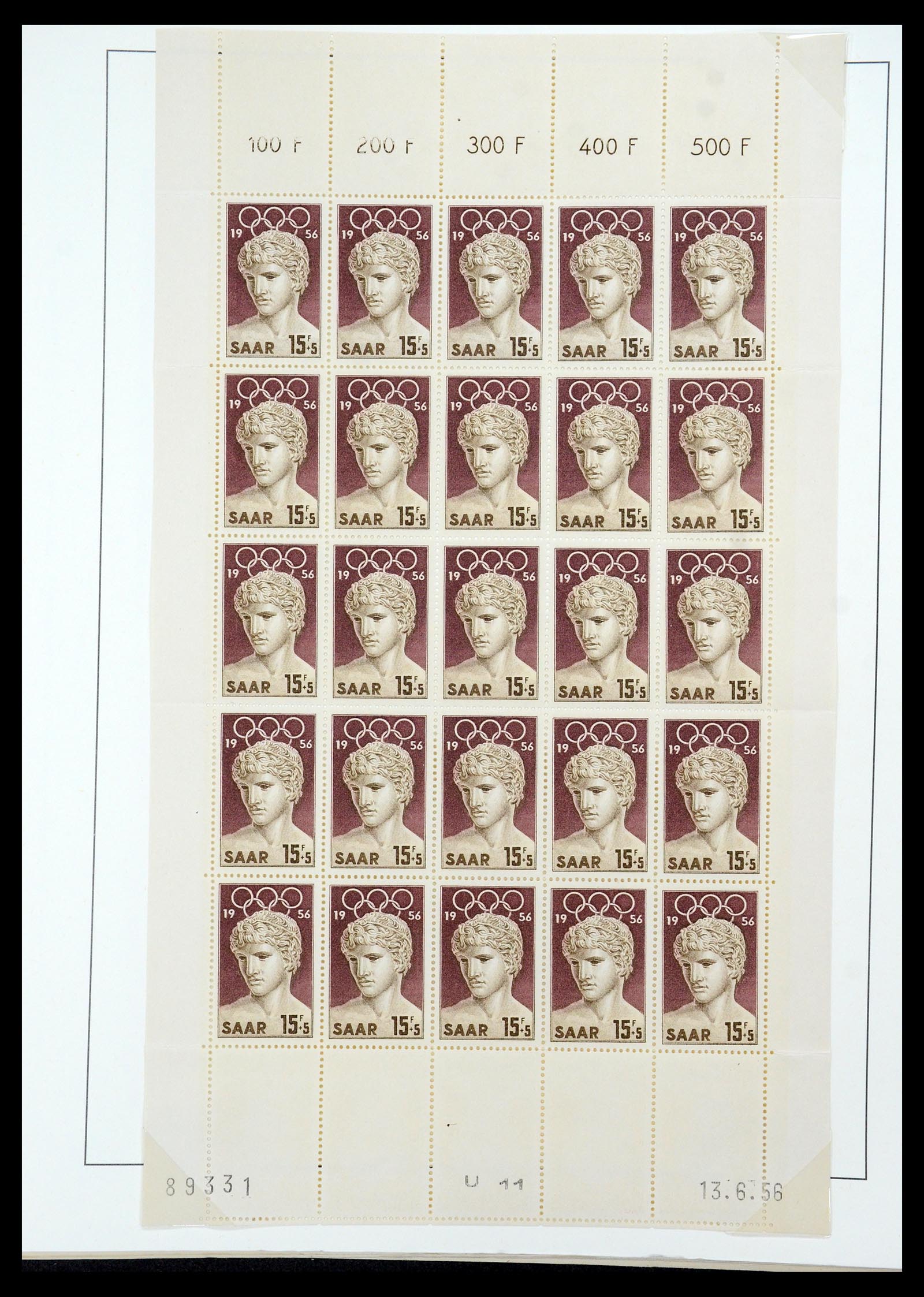 35435 063 - Postzegelverzameling 35435 Saar 1920-1959.