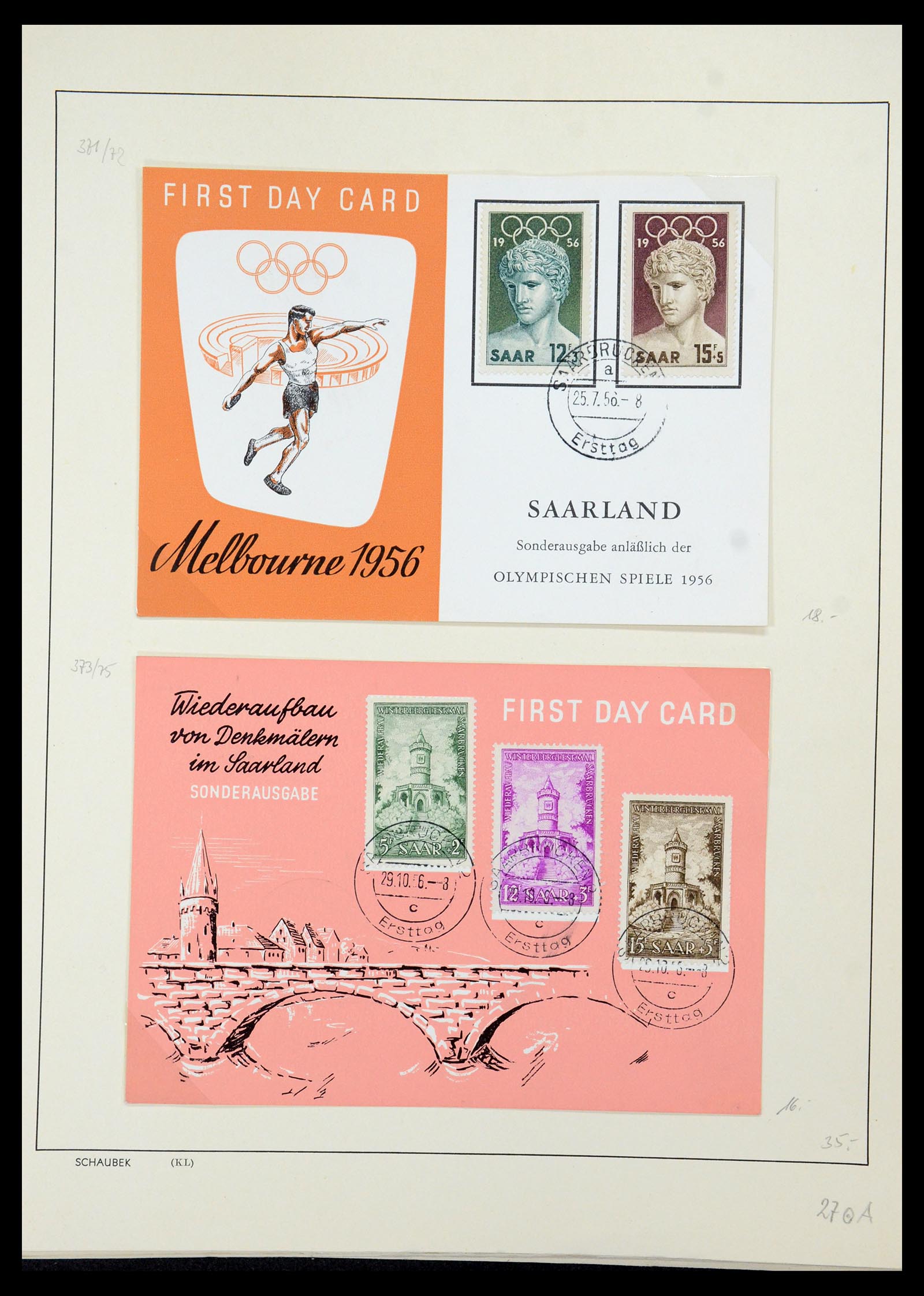 35435 064 - Postzegelverzameling 35435 Saar 1920-1959.