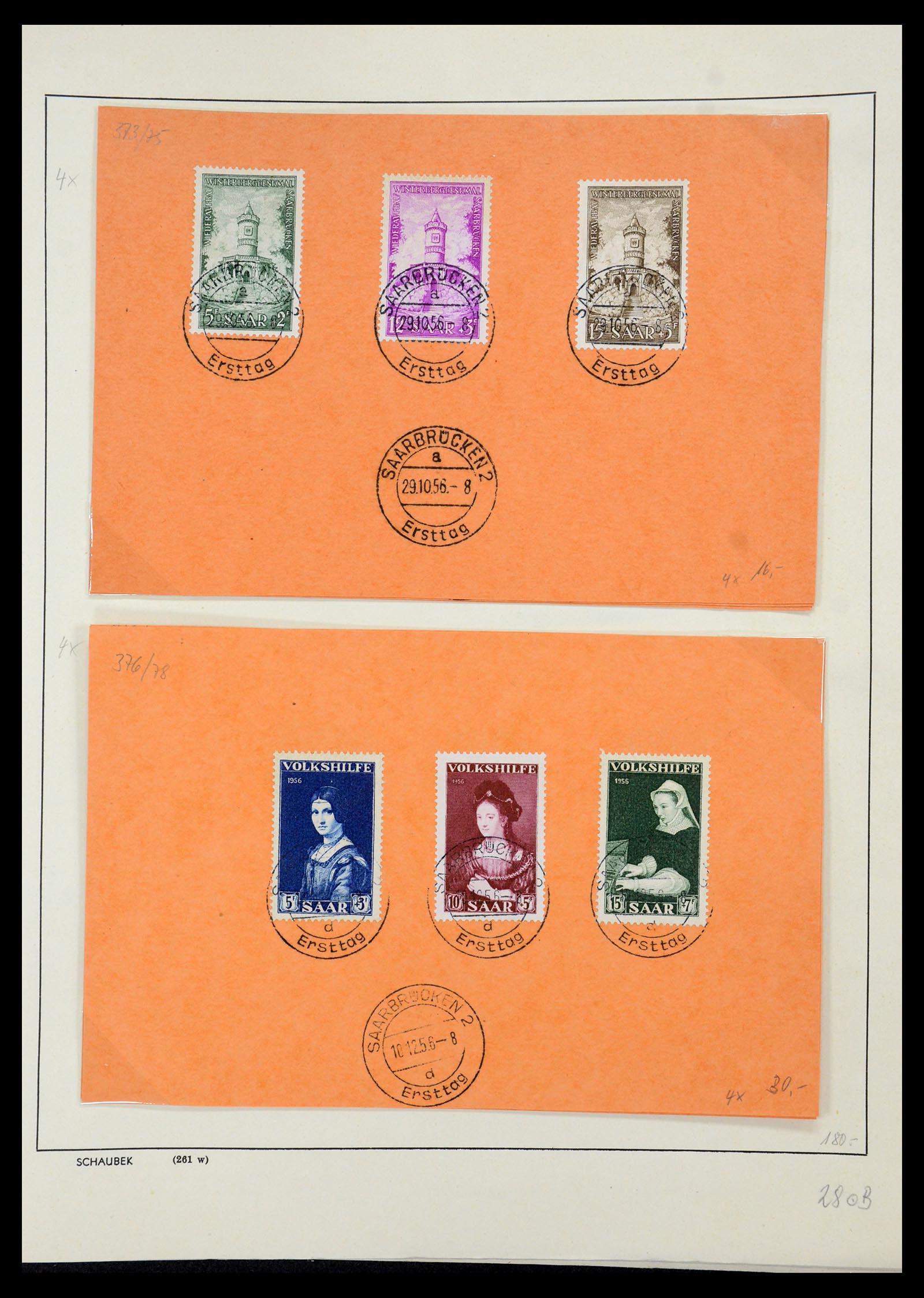 35435 068 - Postzegelverzameling 35435 Saar 1920-1959.