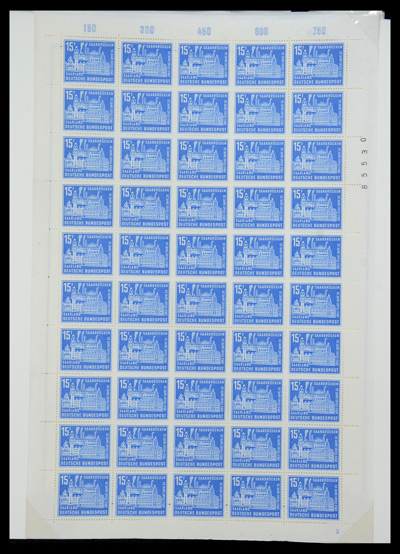 35435 075 - Postzegelverzameling 35435 Saar 1920-1959.