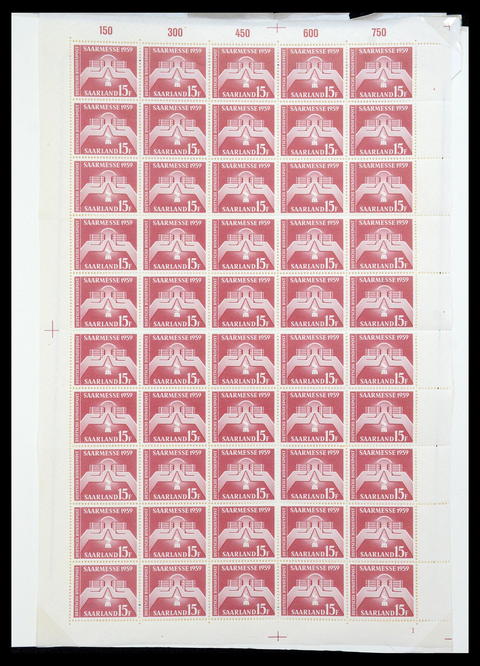 35435 077 - Postzegelverzameling 35435 Saar 1920-1959.