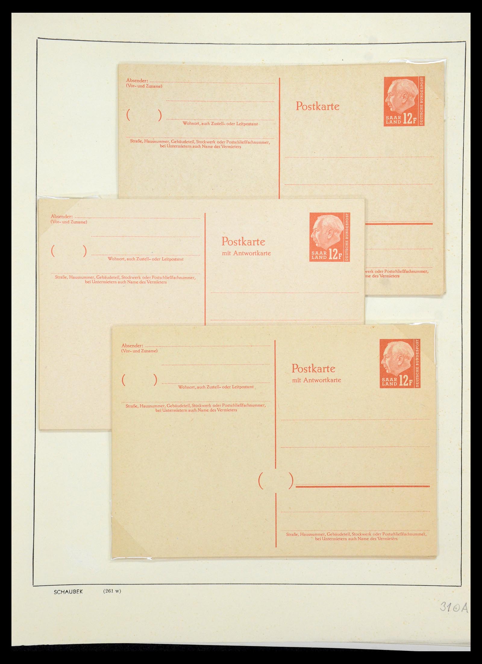 35435 082 - Postzegelverzameling 35435 Saar 1920-1959.