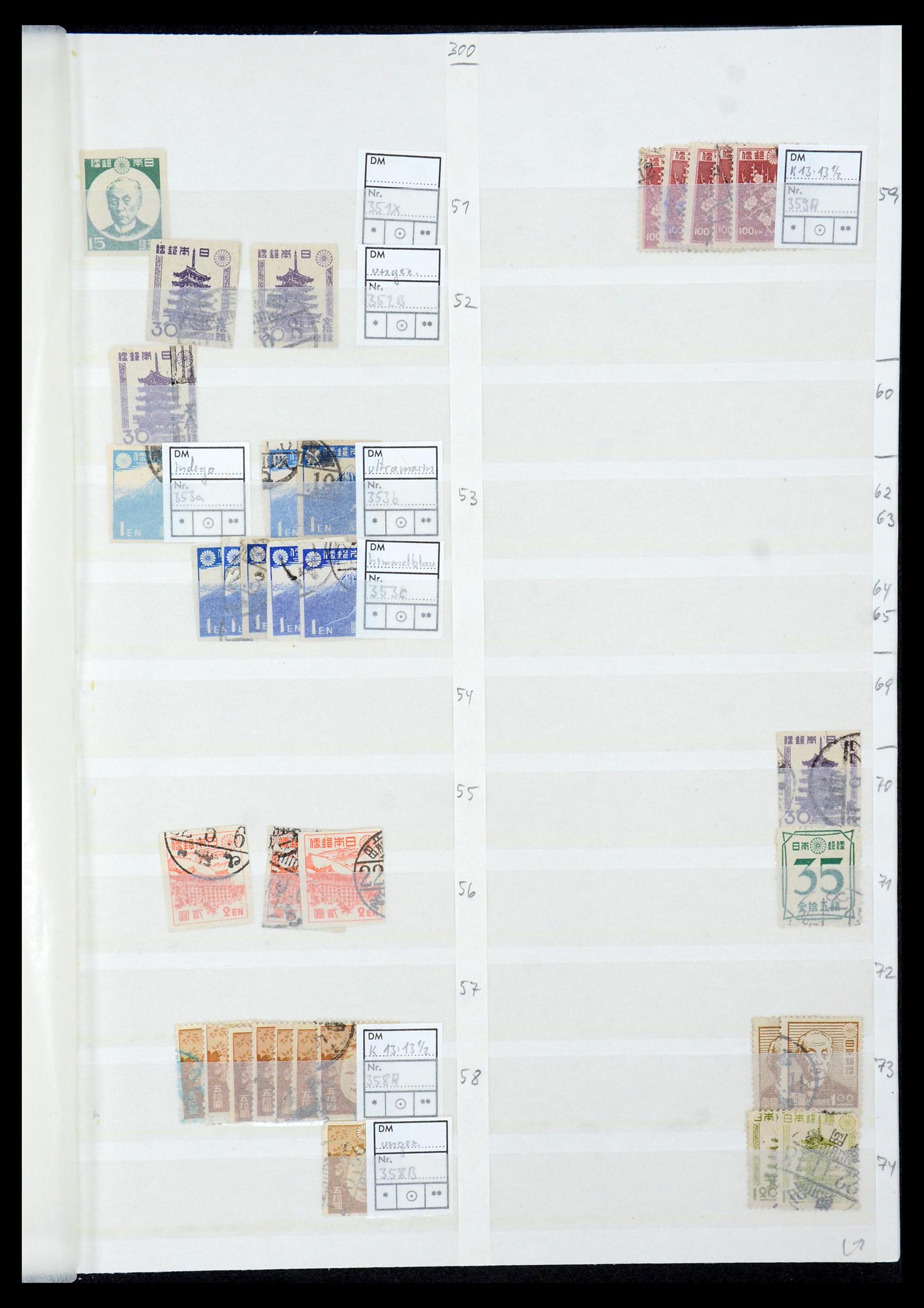 35437 015 - Postzegelverzameling 35437 Japan 1871-1992.